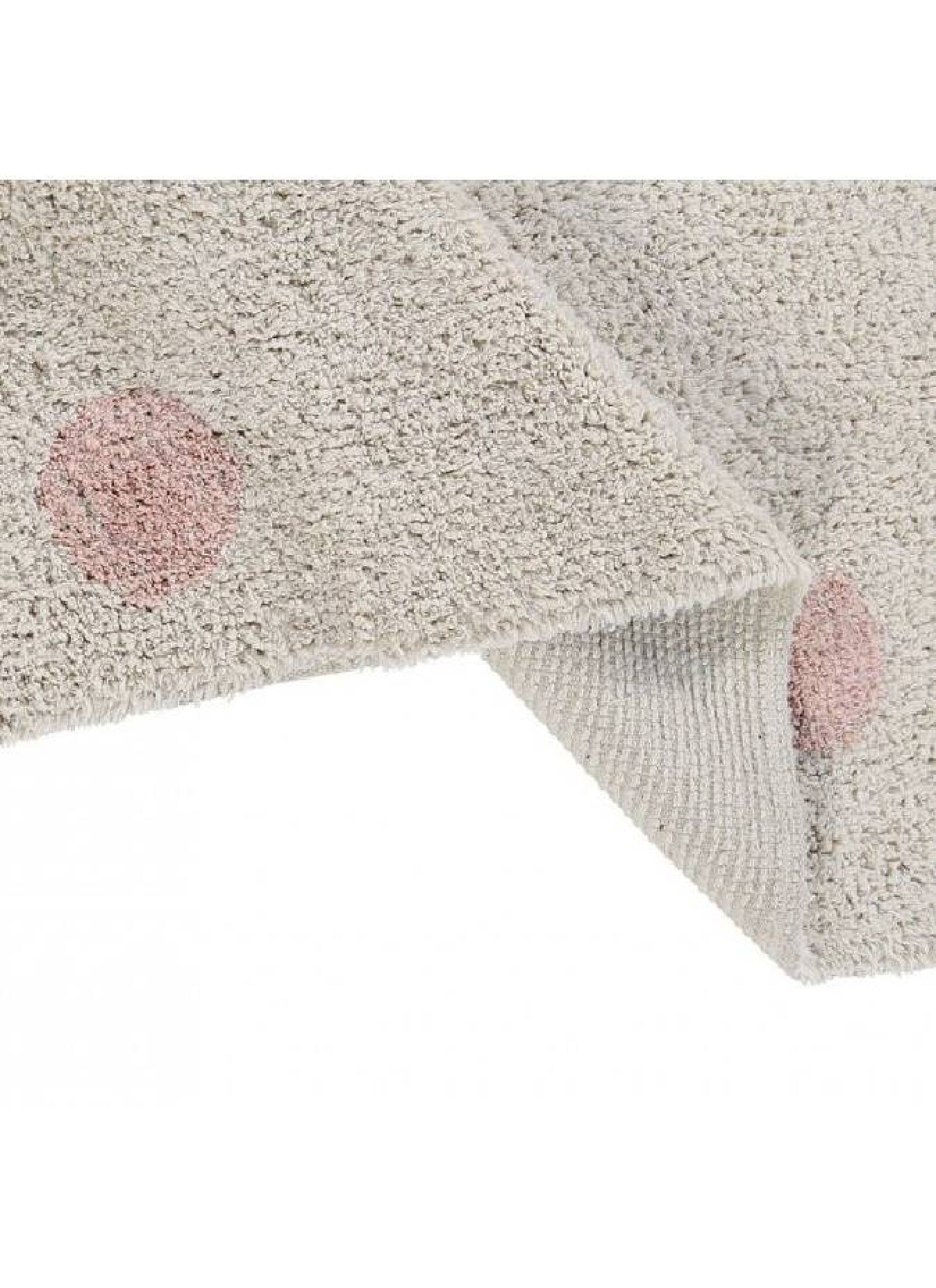 RUG HIPPY DOTS VINTAGE NUDE(120X160)