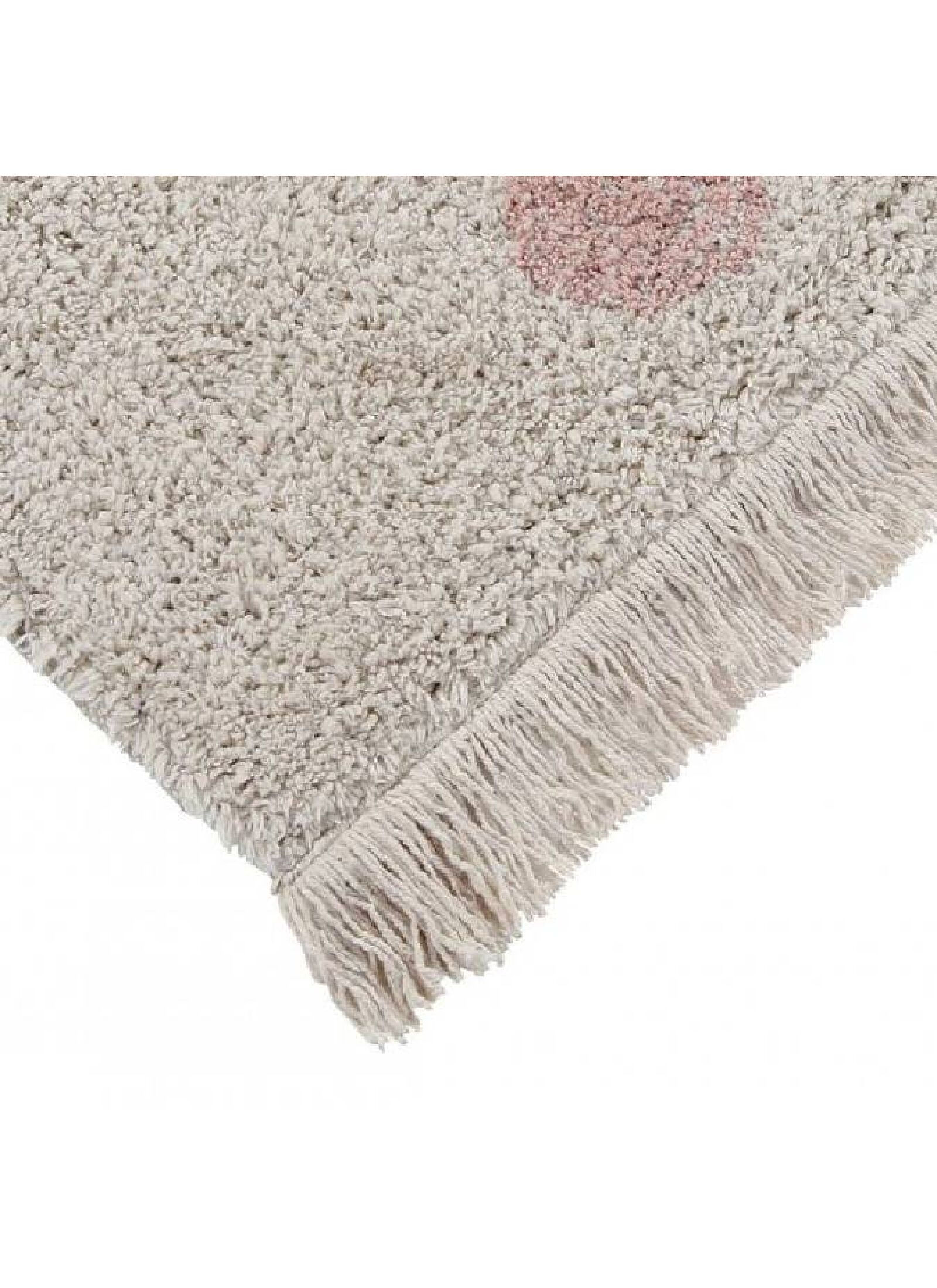 RUG HIPPY DOTS VINTAGE NUDE(120X160)