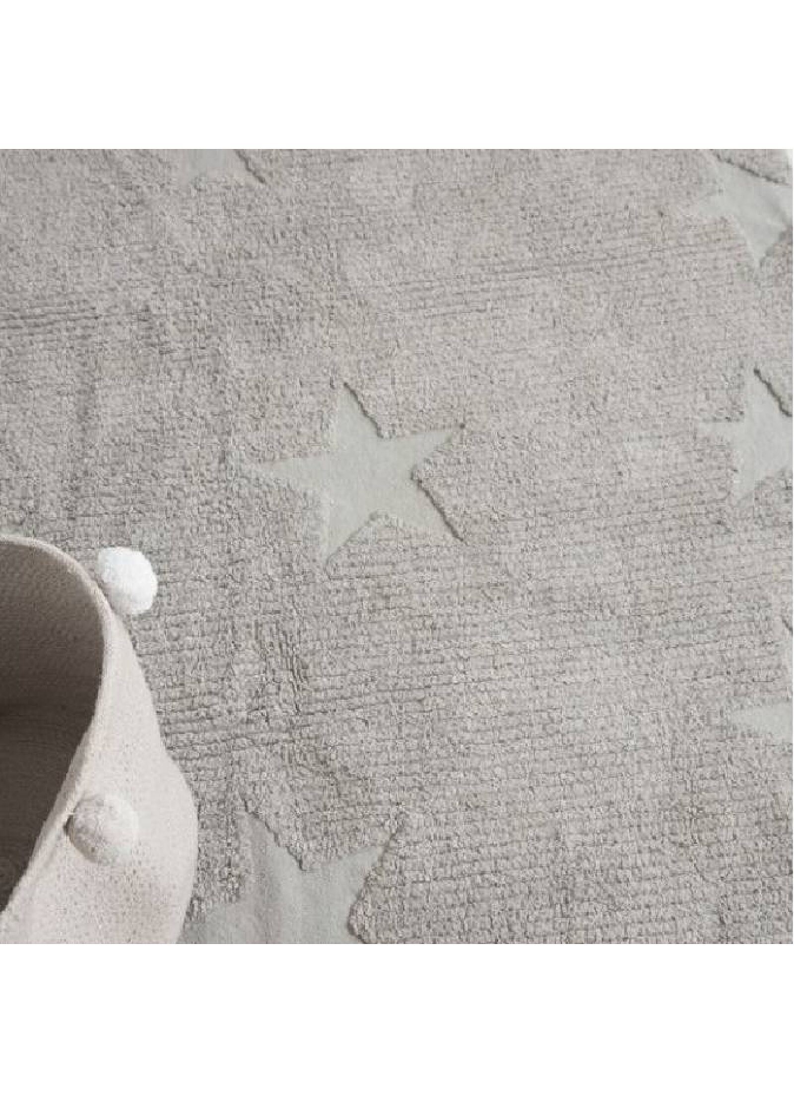 RUG HIPPY STARS GREY (120X175)