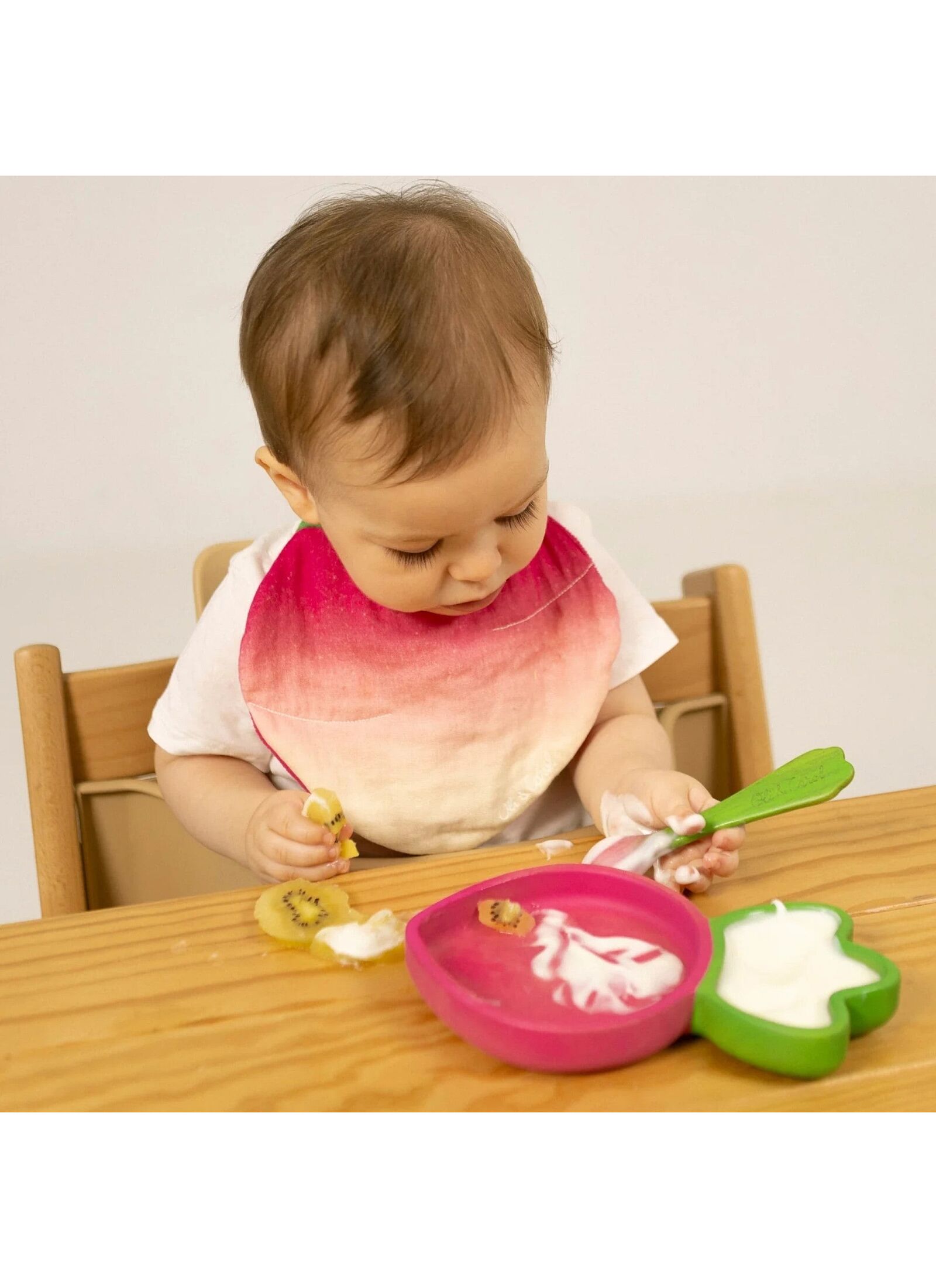 SET PLATE &AMP; SPOON RADISH