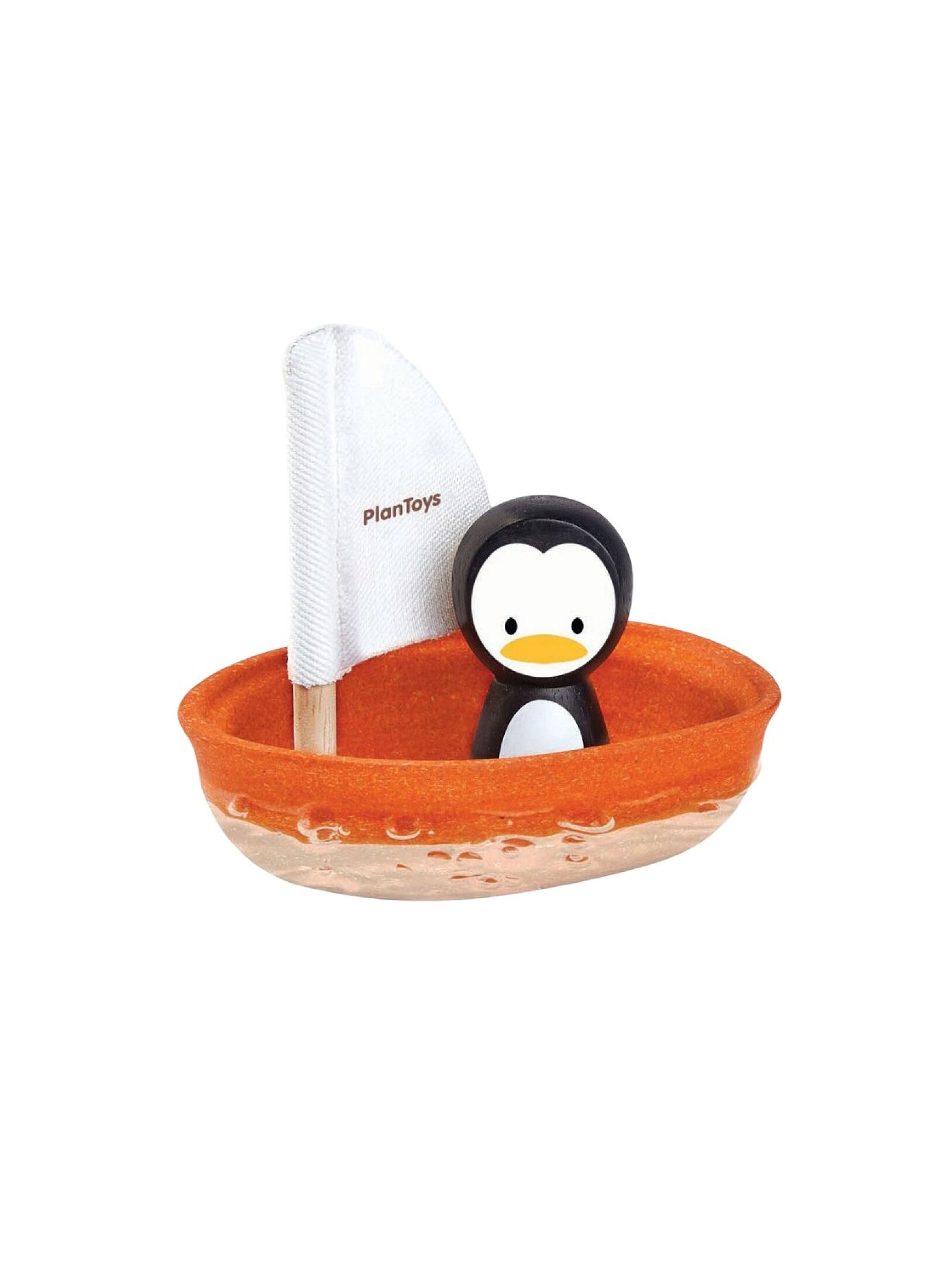 WOODEN SAILING BOAT-PENGUIN