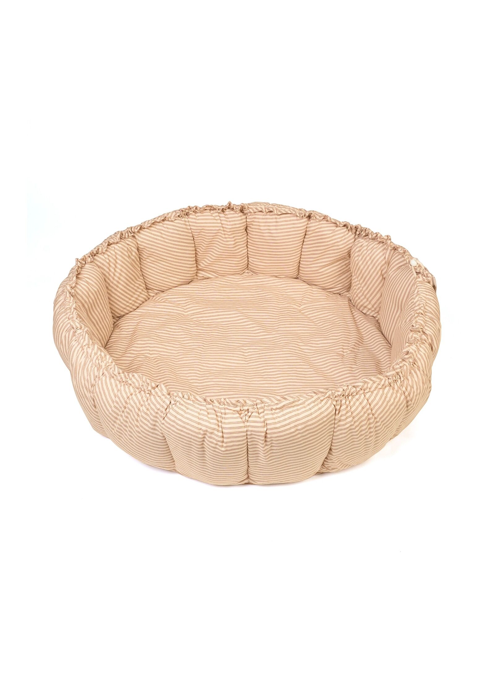 PLAY MAT-BABY NEST BLOOM STRIPES BROWN