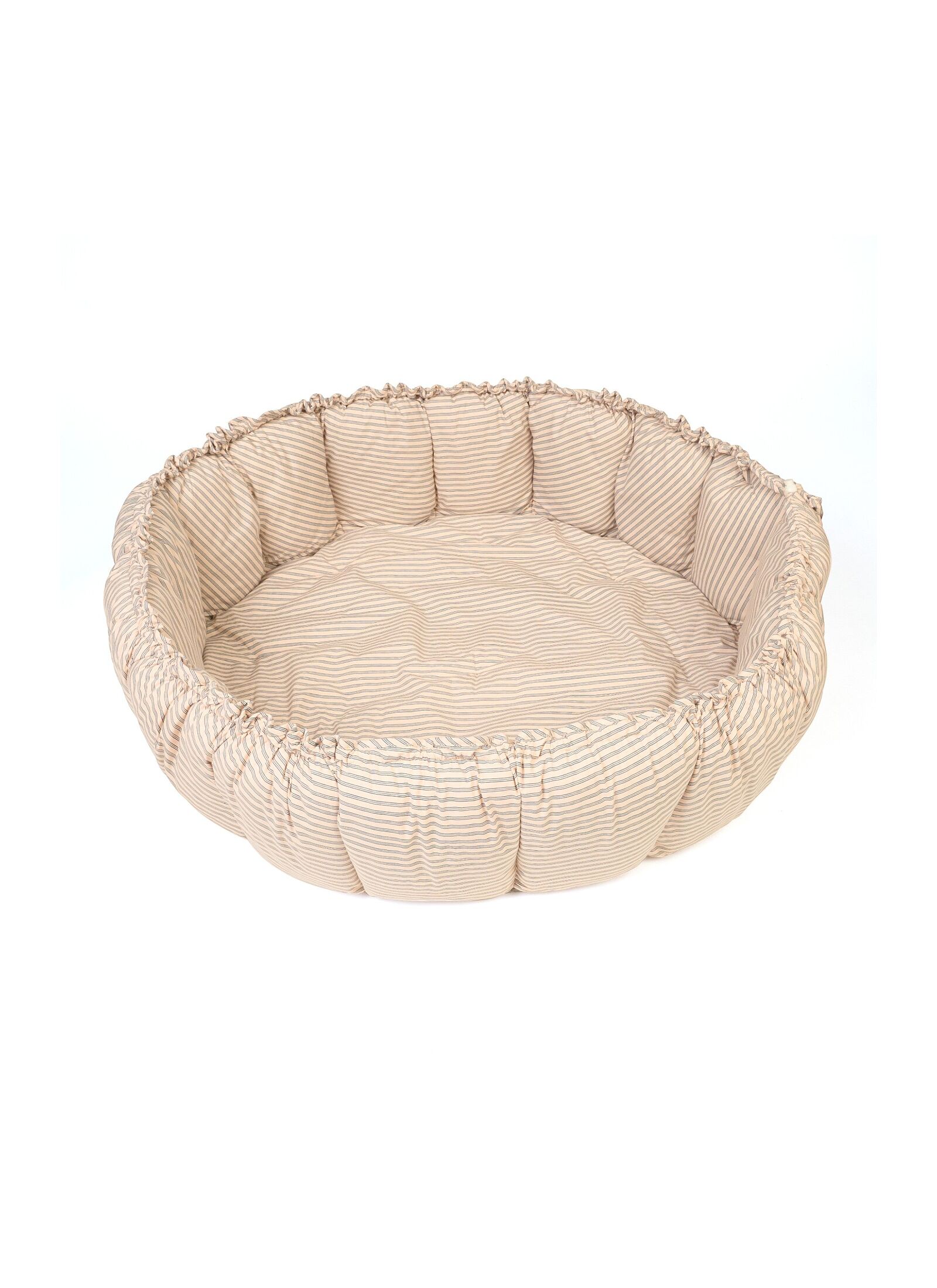 PLAY MAT-BABY NEST BLOOM STRIPES BLUE