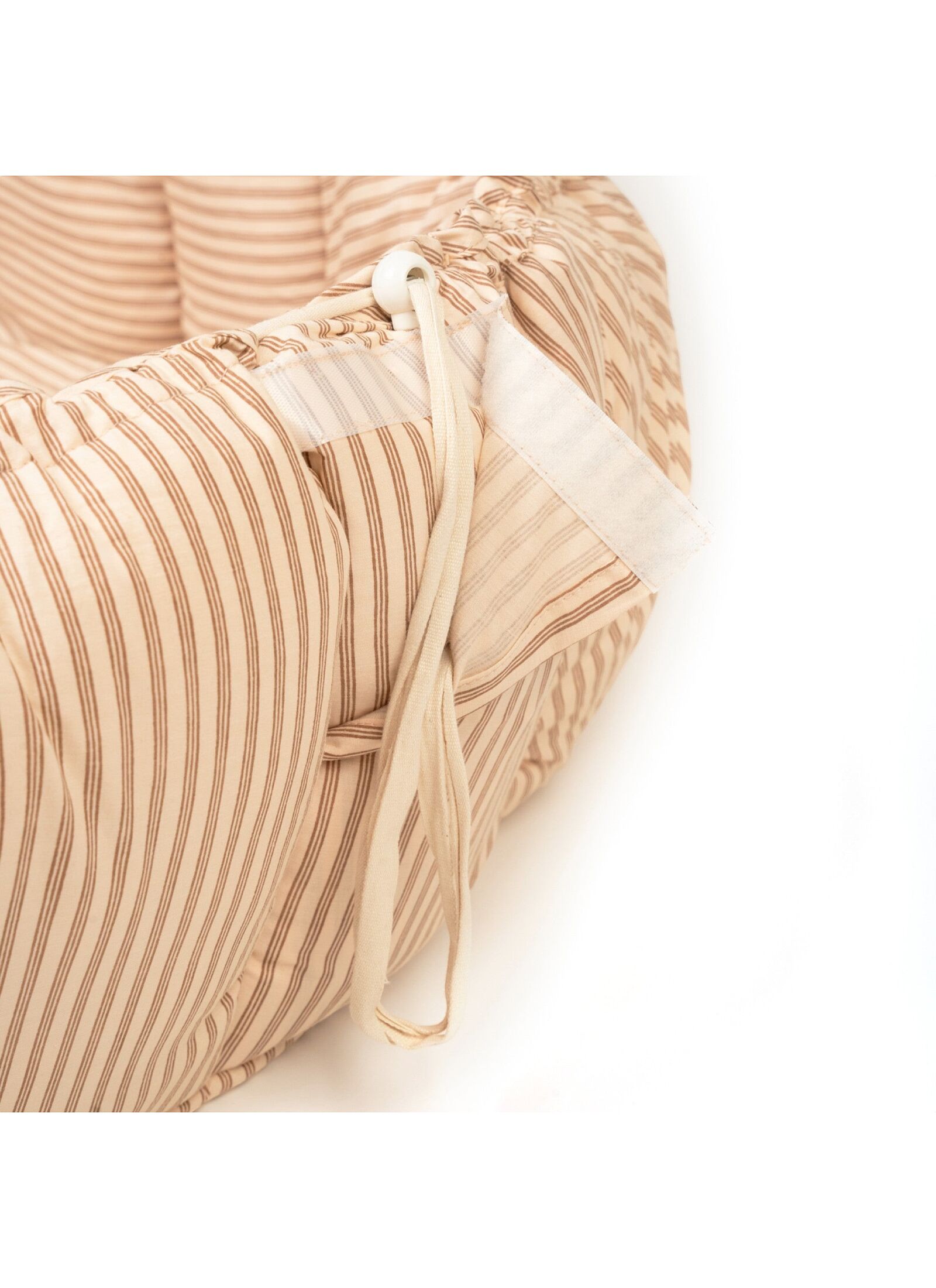 PLAY MAT-BABY NEST BLOOM STRIPES BROWN