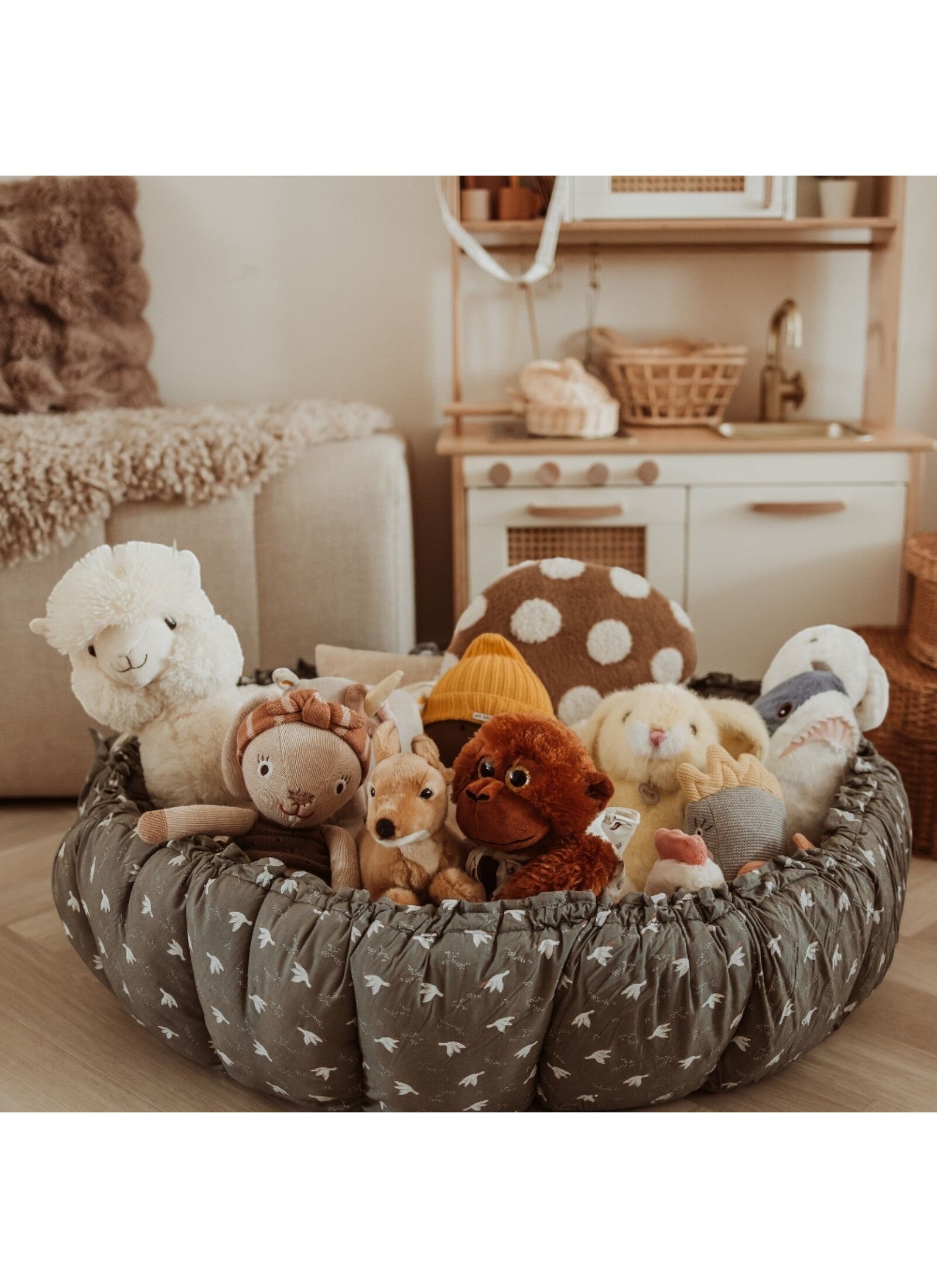 PLAY MAT-BABY NEST BLOOM BIRDS