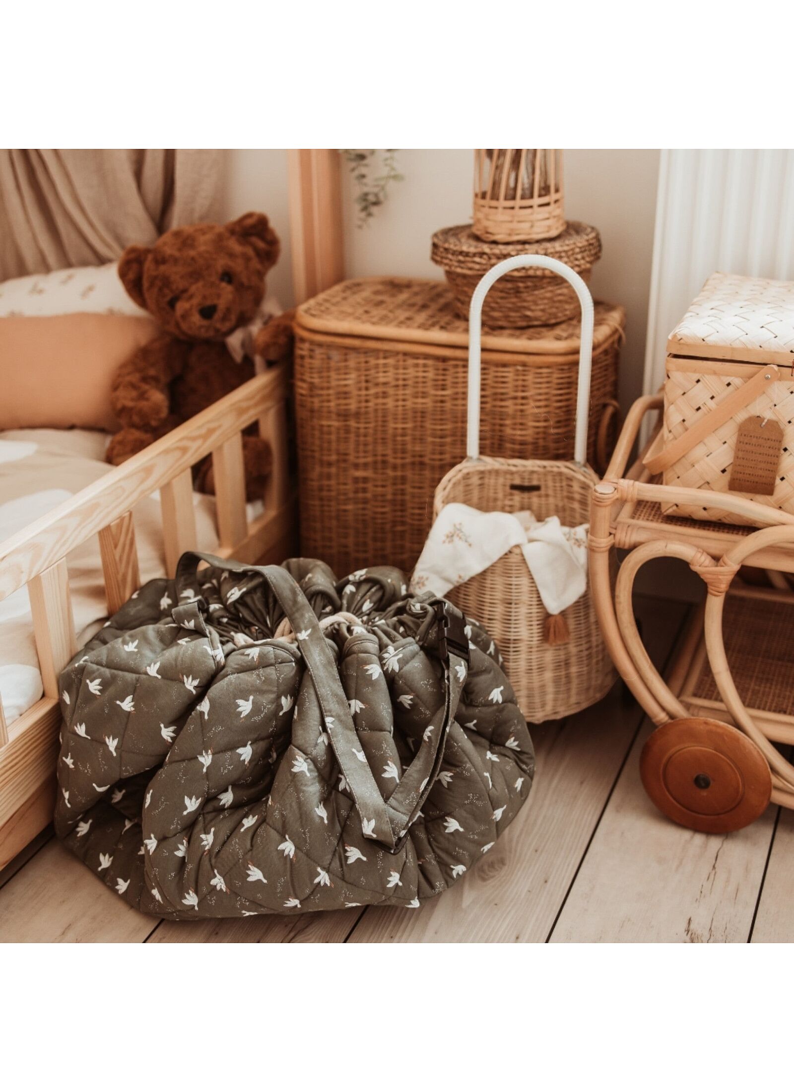 PLAY MAT-STORAGE BAG BIRDS