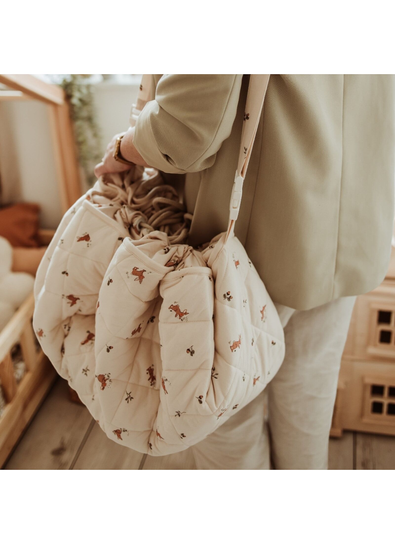 PLAY MAT-STORAGE BAG RABBIT