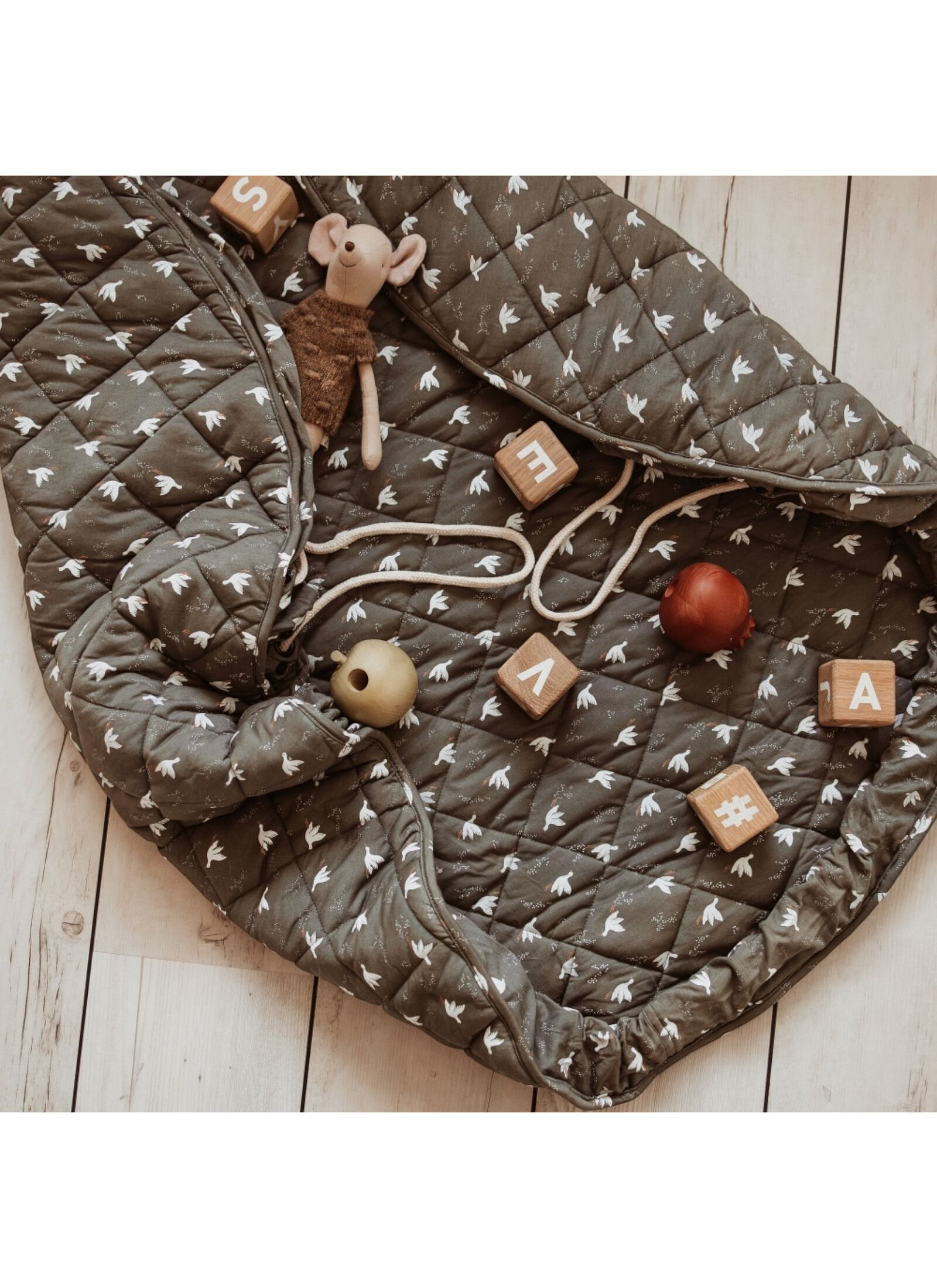 PLAY MAT-STORAGE BAG BIRDS