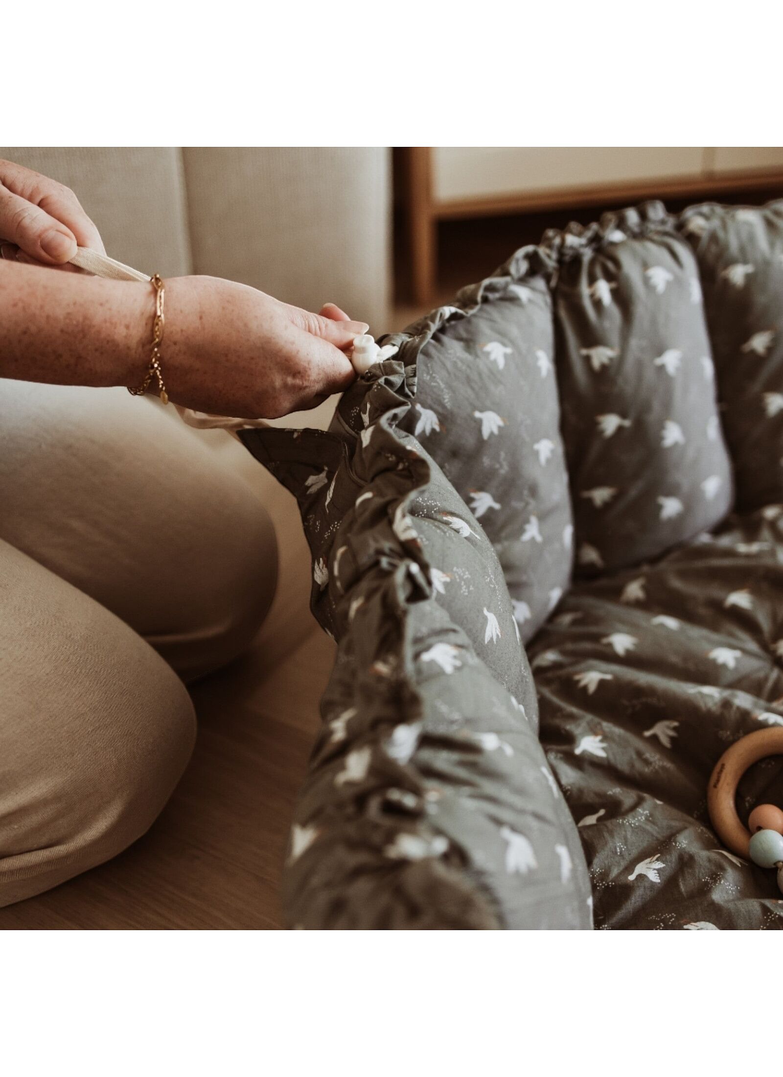 PLAY MAT-BABY NEST BLOOM BIRDS
