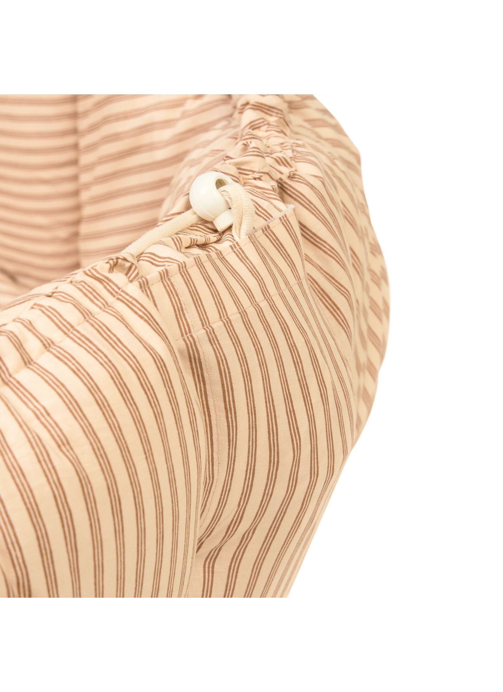 PLAY MAT-BABY NEST BLOOM STRIPES BROWN