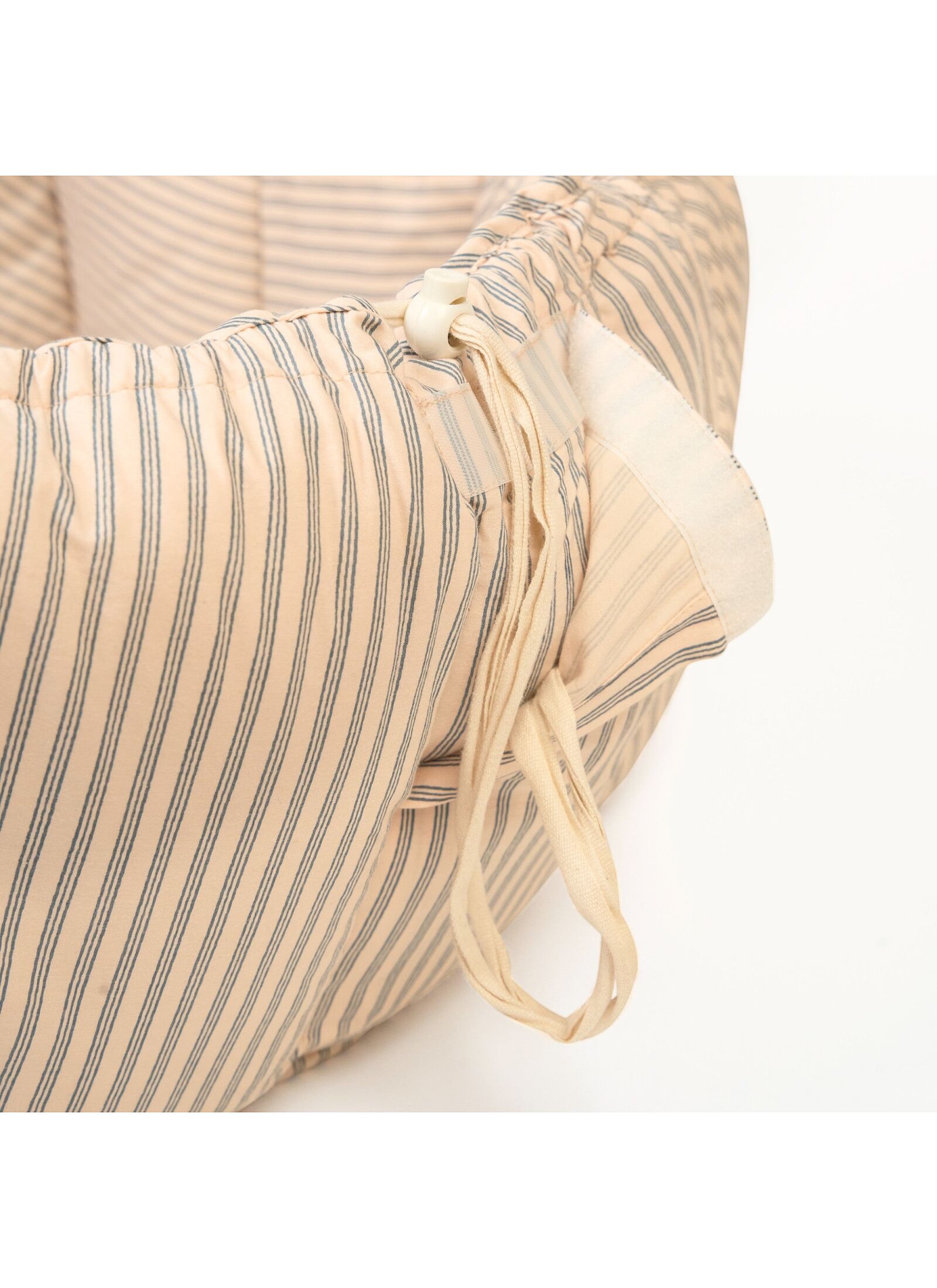 PLAY MAT-BABY NEST BLOOM STRIPES BLUE