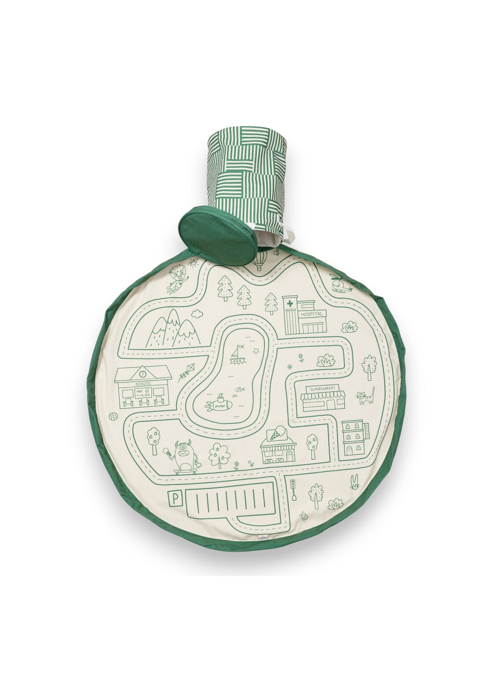 PLAYMAT-STORAGE BASKET HIGHWAY