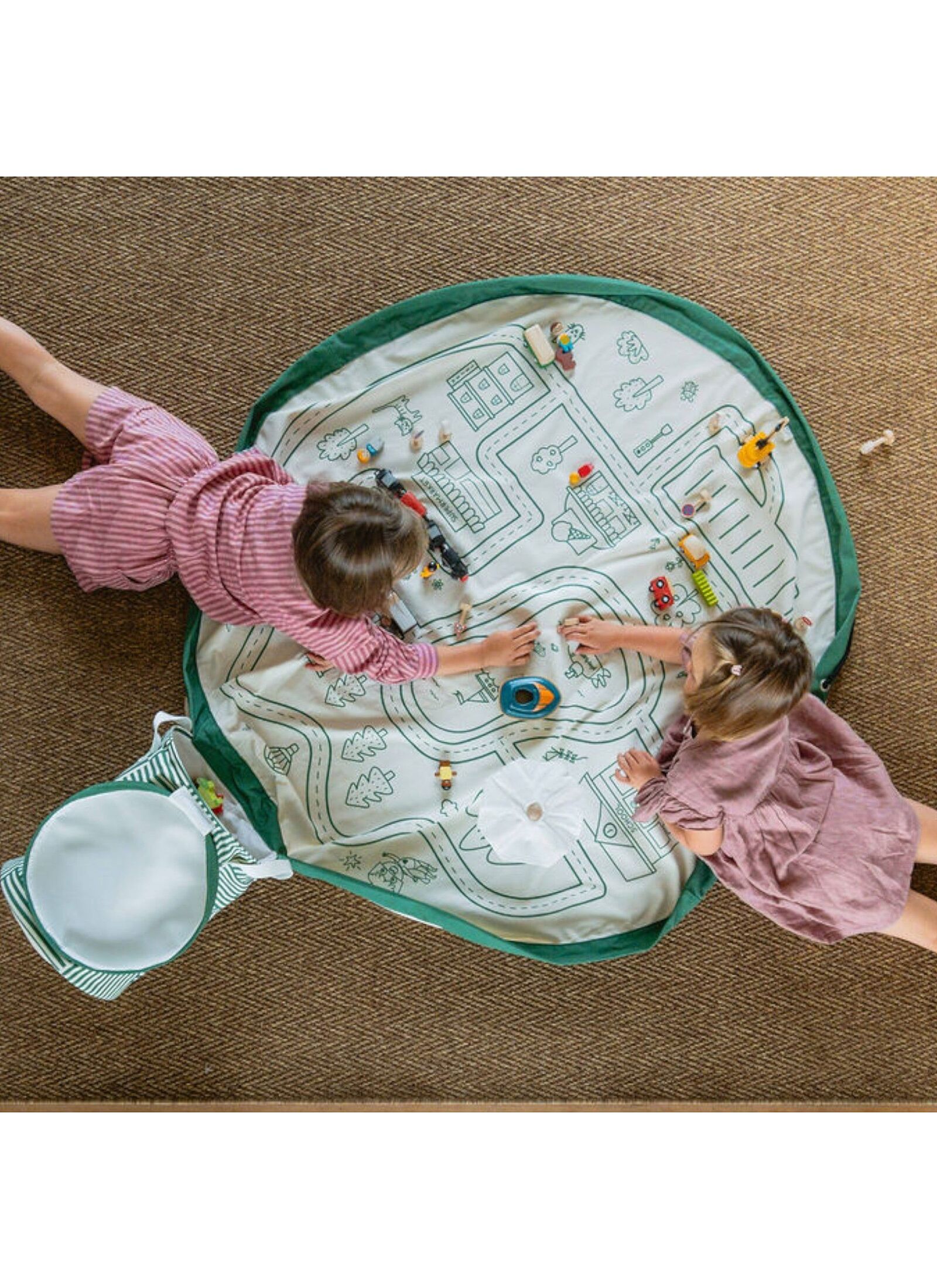 PLAYMAT-STORAGE BASKET HIGHWAY