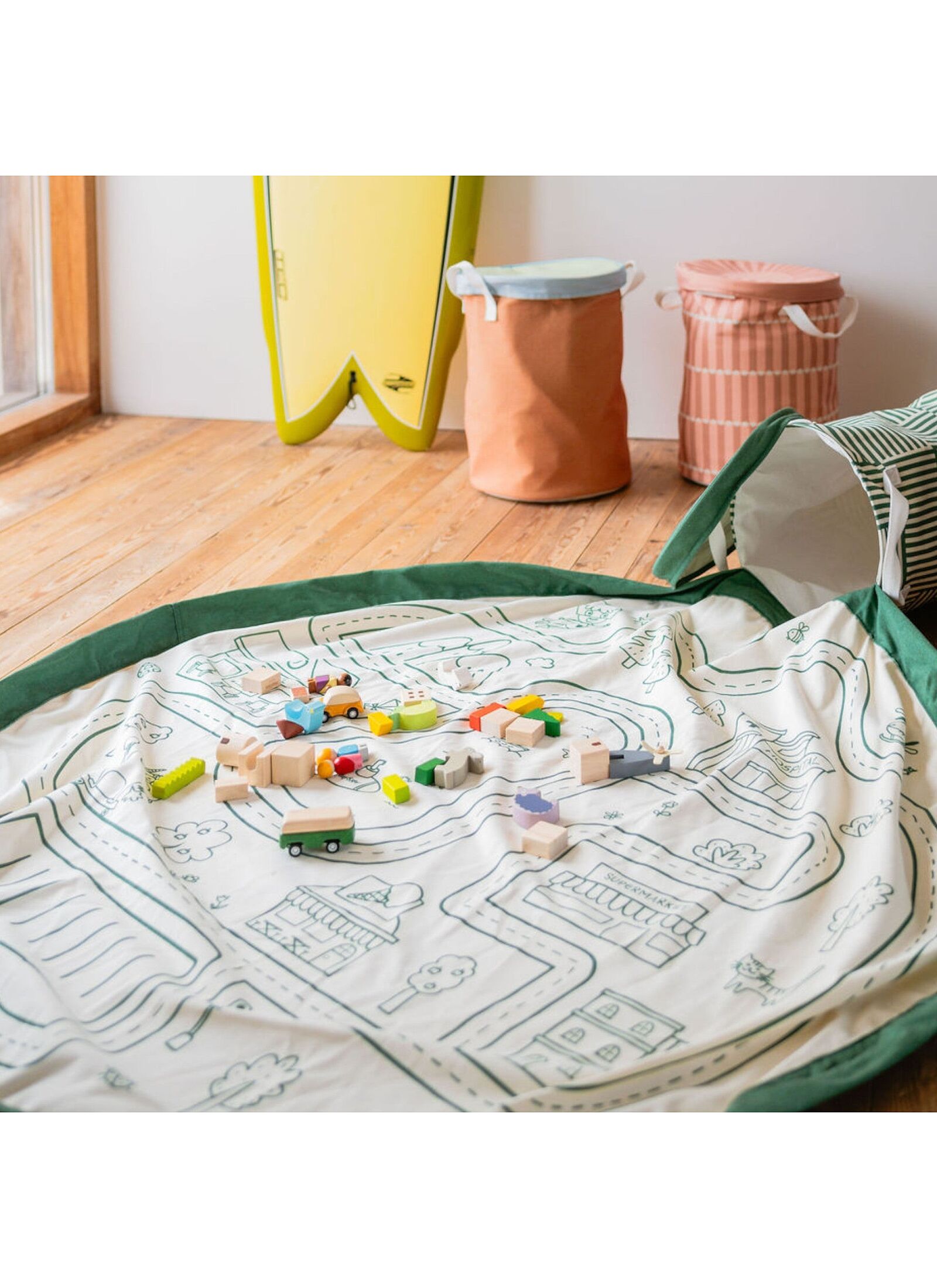PLAYMAT-STORAGE BASKET HIGHWAY