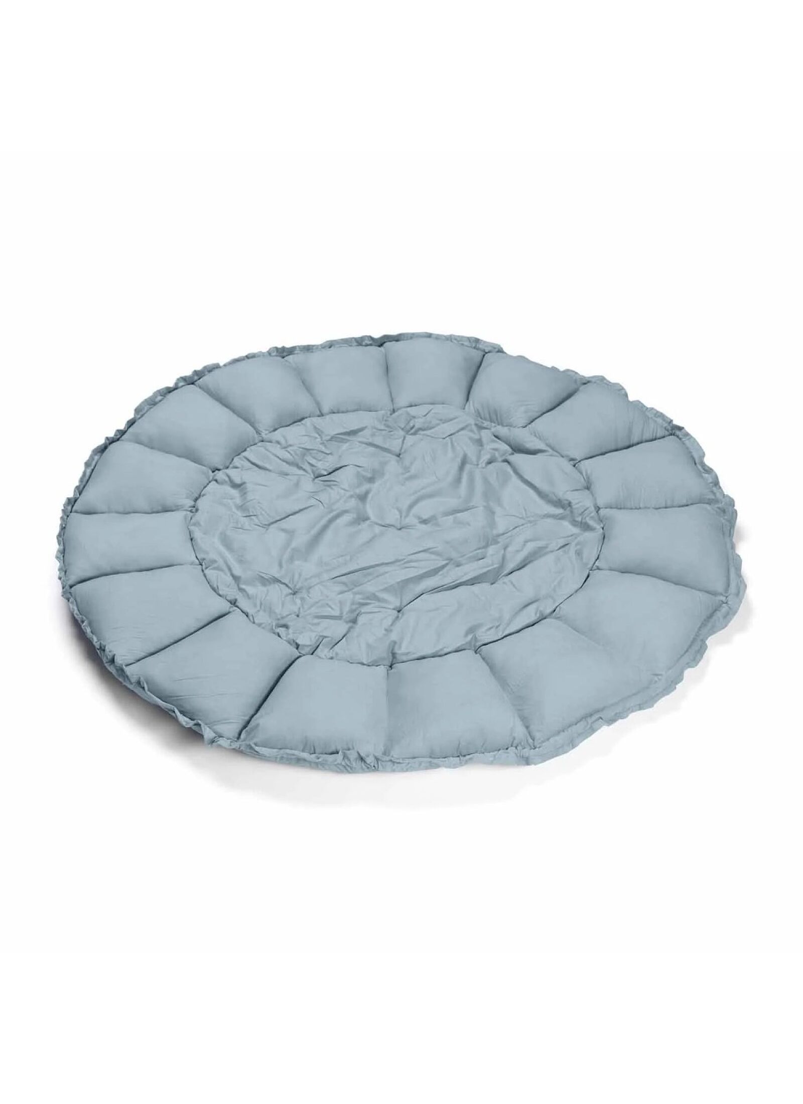 PLAY MAT-BABY NEST BLOOM DUSTY BLUE