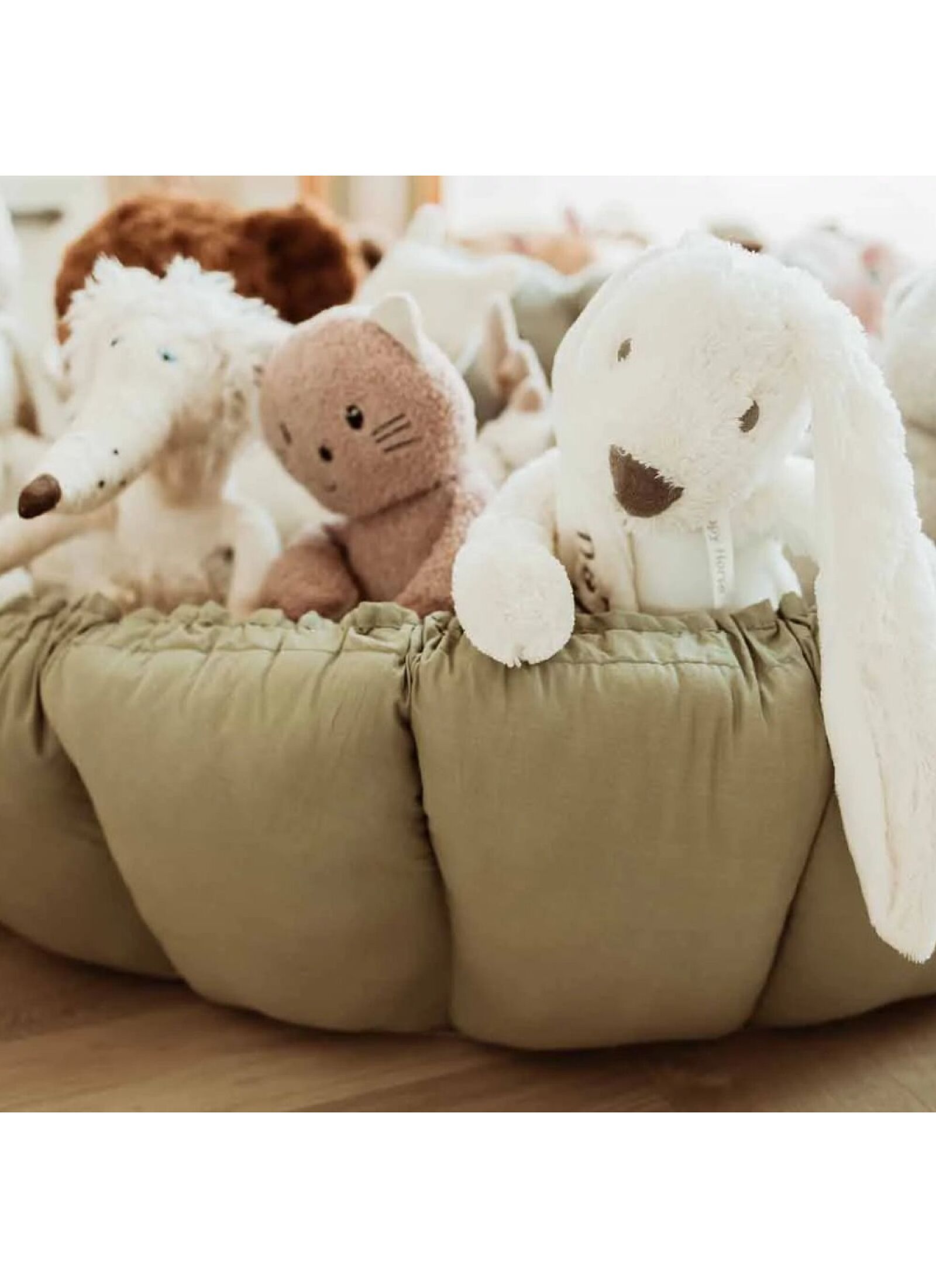 PLAY MAT-BABY NEST BLOOM MEADOW GREEN