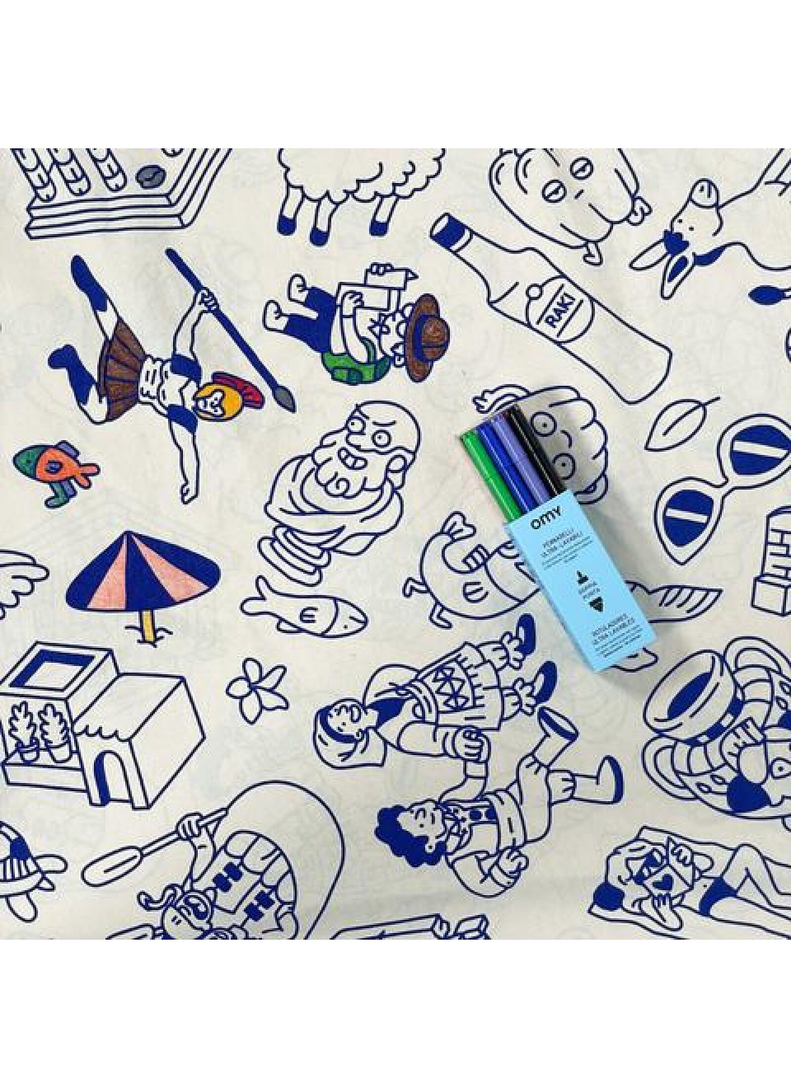 PLAY MAT-STORAGE BAG COLOR MY BAG GREECE