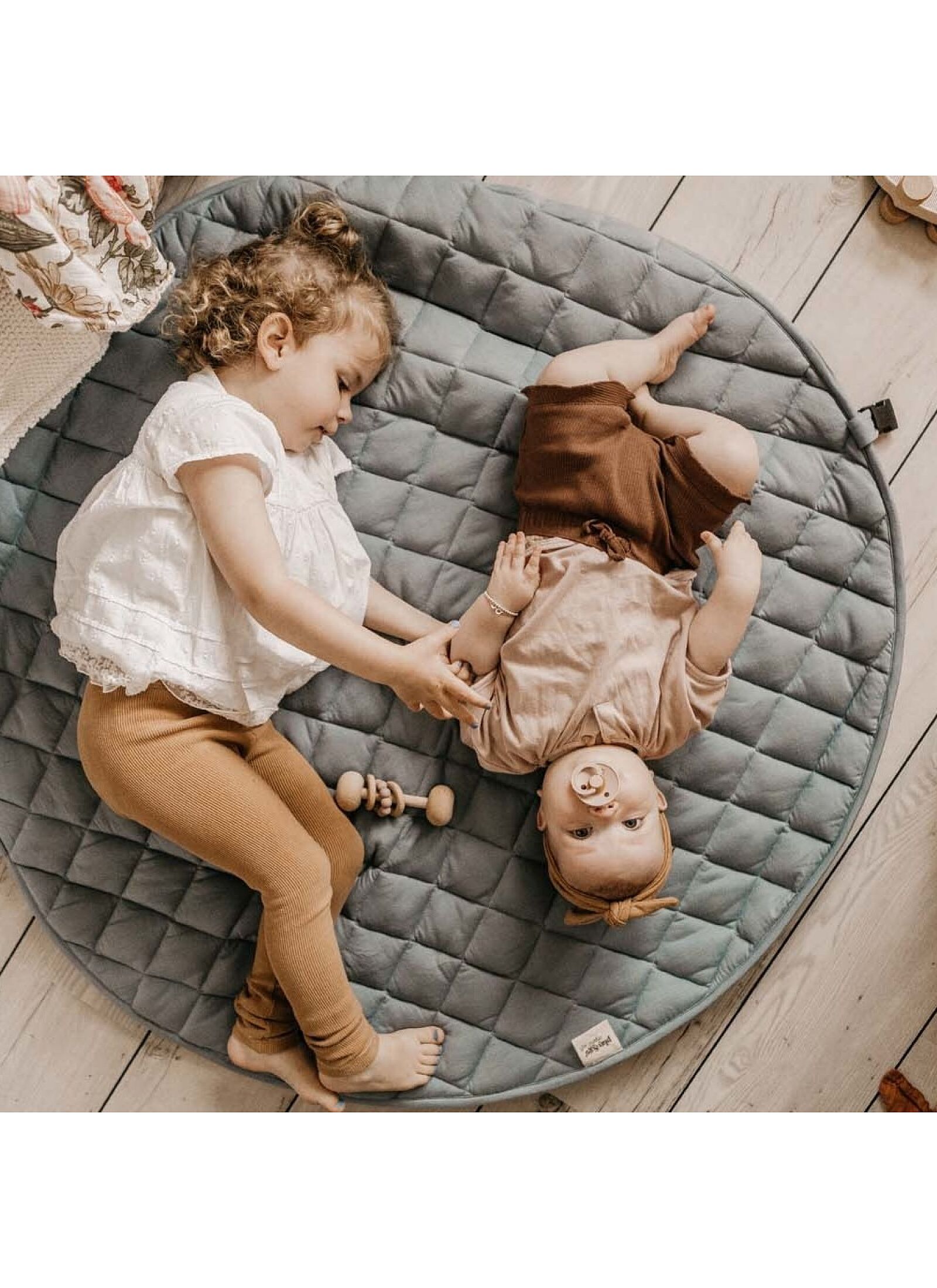 PLAY MAT-STORAGE DUSTY BLUE