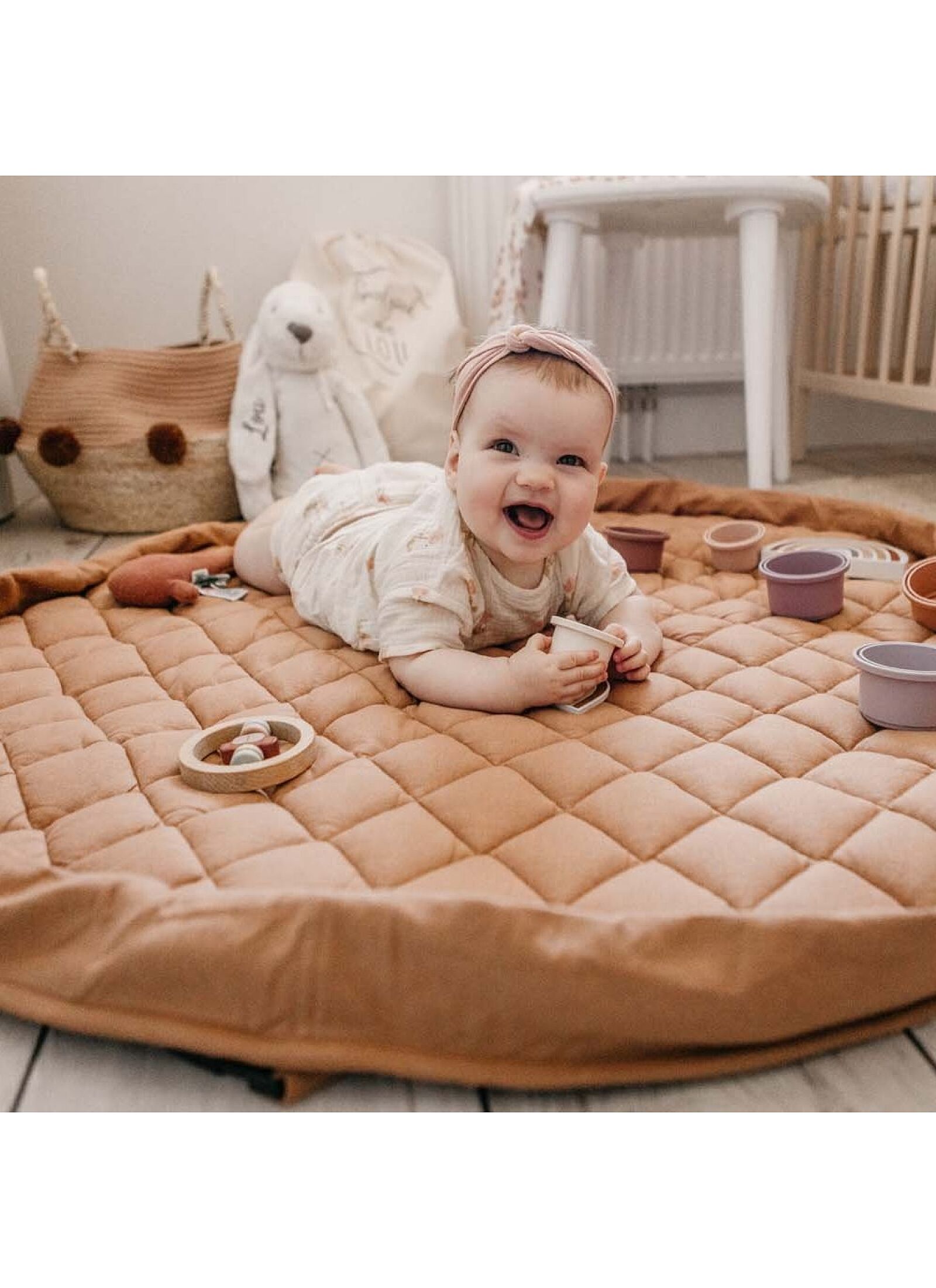 PLAY MAT-STORAGE TAWNY BROWN