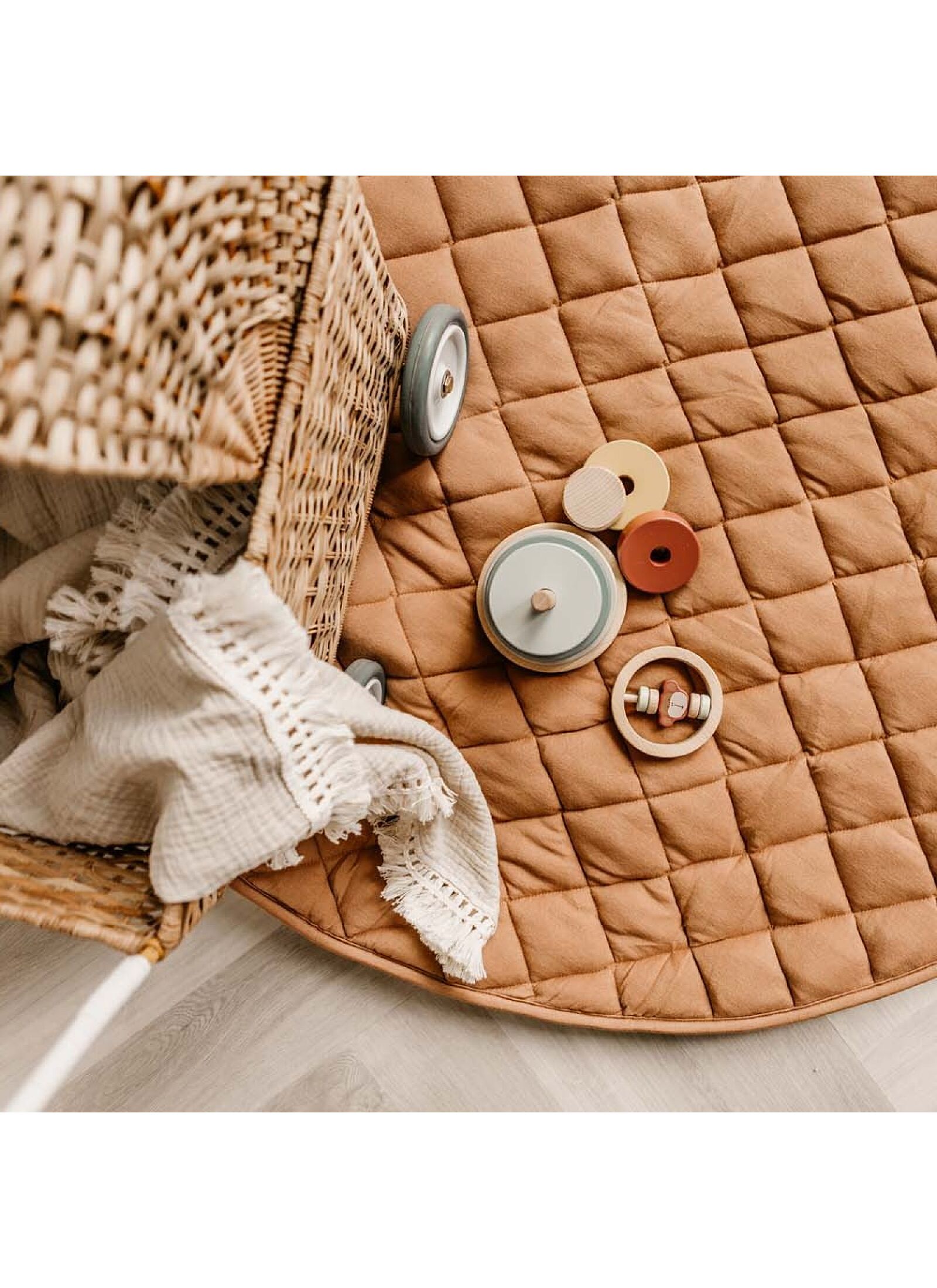 PLAY MAT-STORAGE TAWNY BROWN