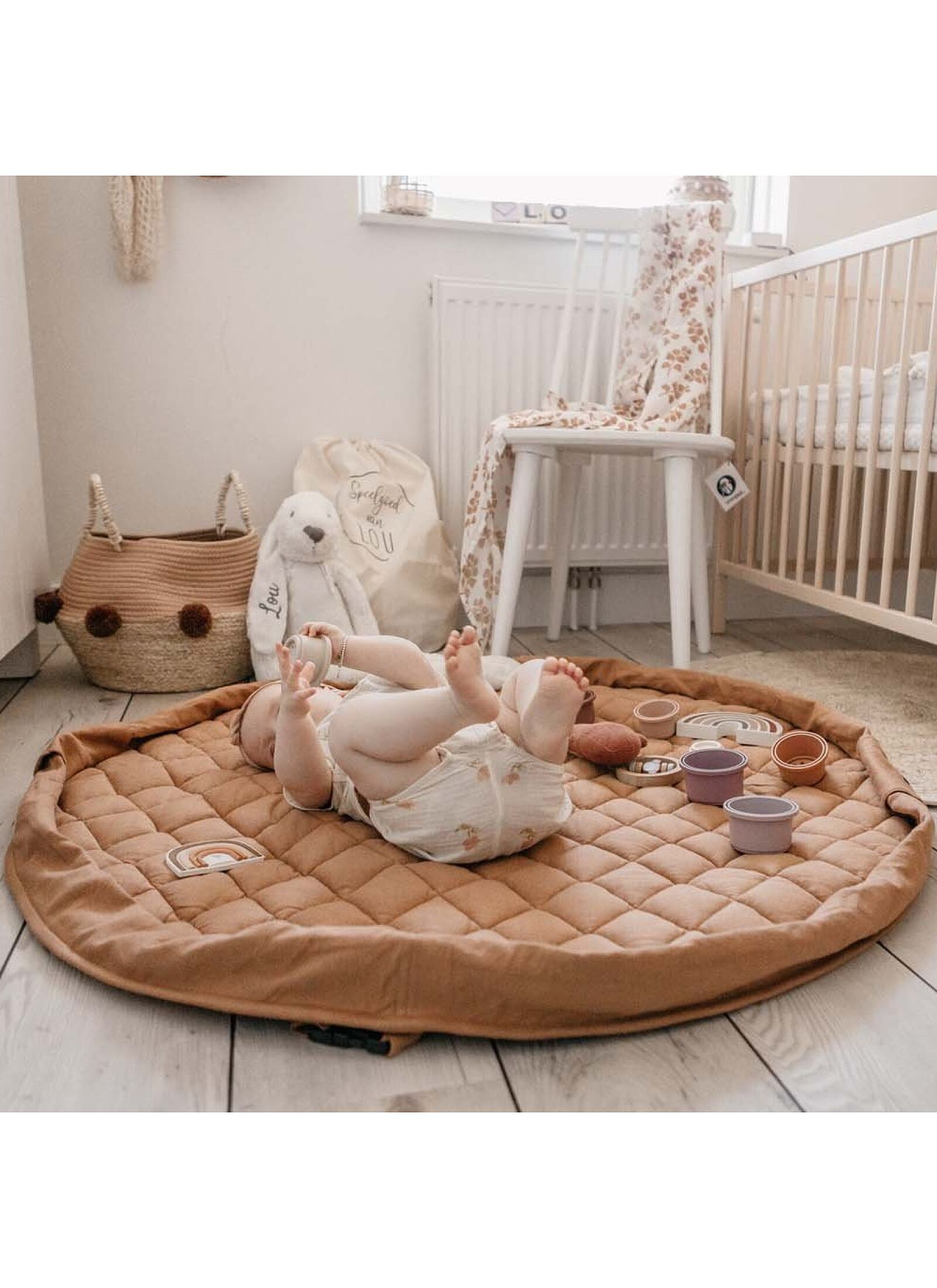 PLAY MAT-STORAGE TAWNY BROWN