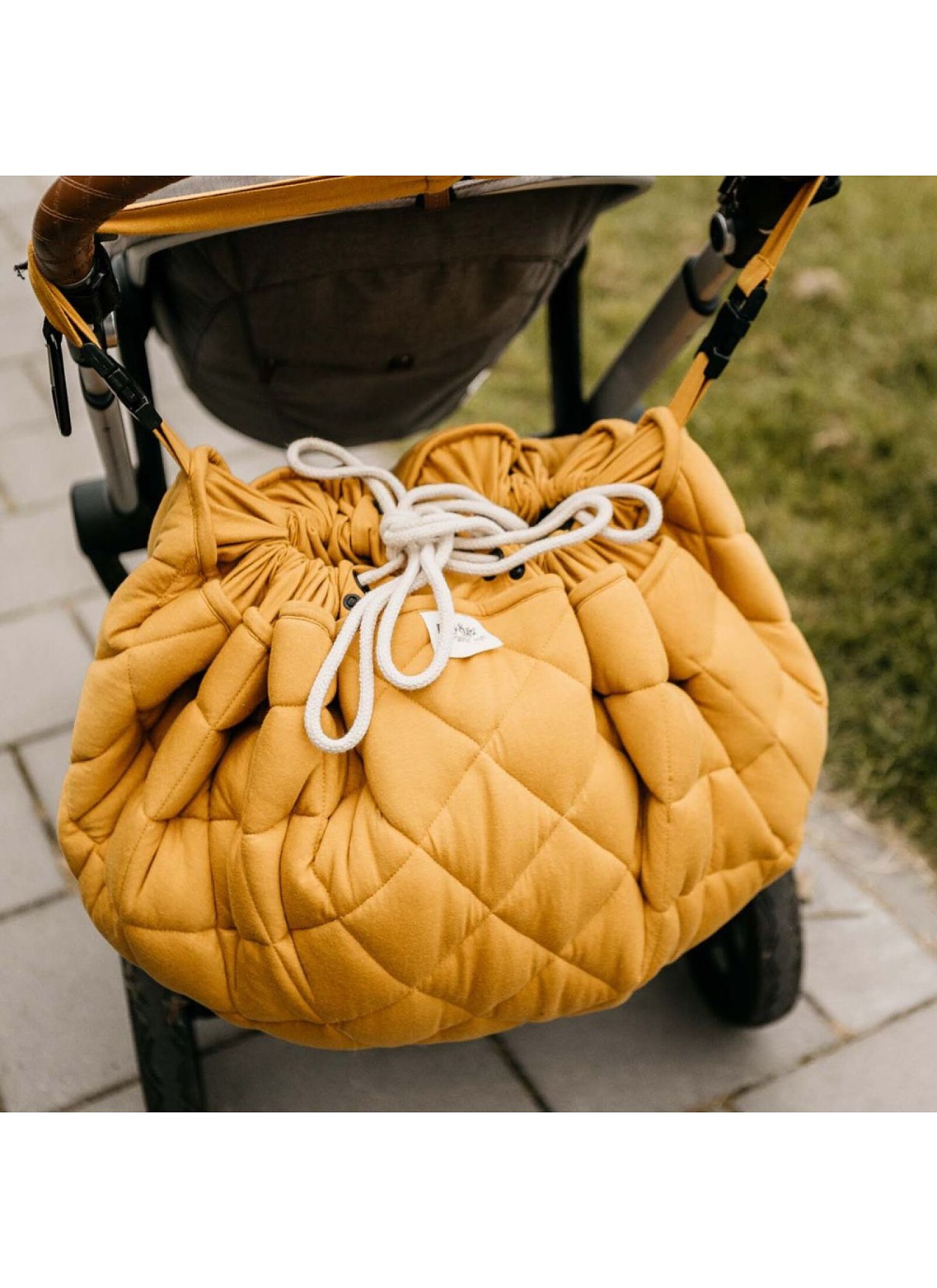 PLAY MAT-STORAGE MUSTARD CHAI TEA