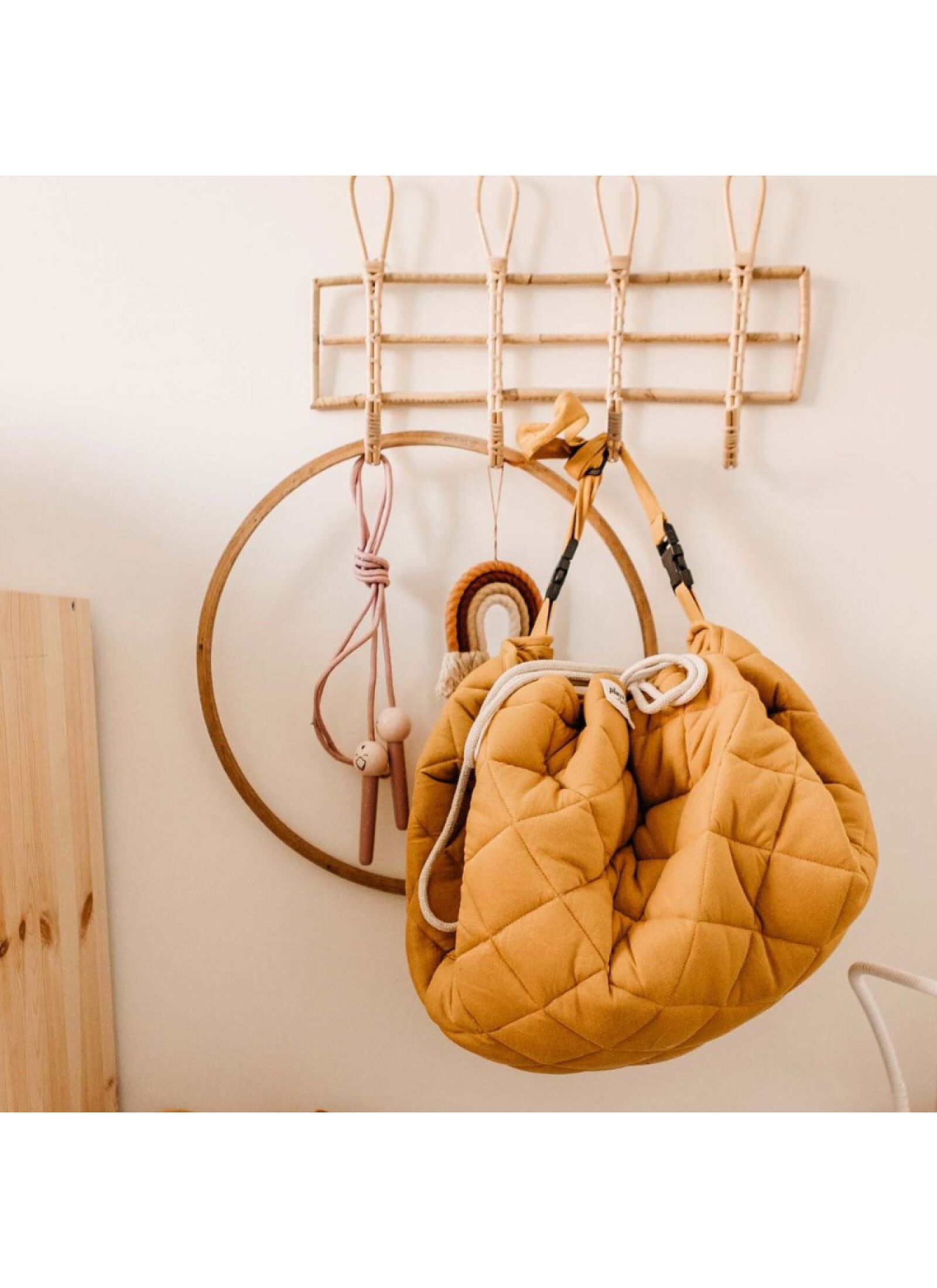 PLAY MAT-STORAGE MUSTARD CHAI TEA