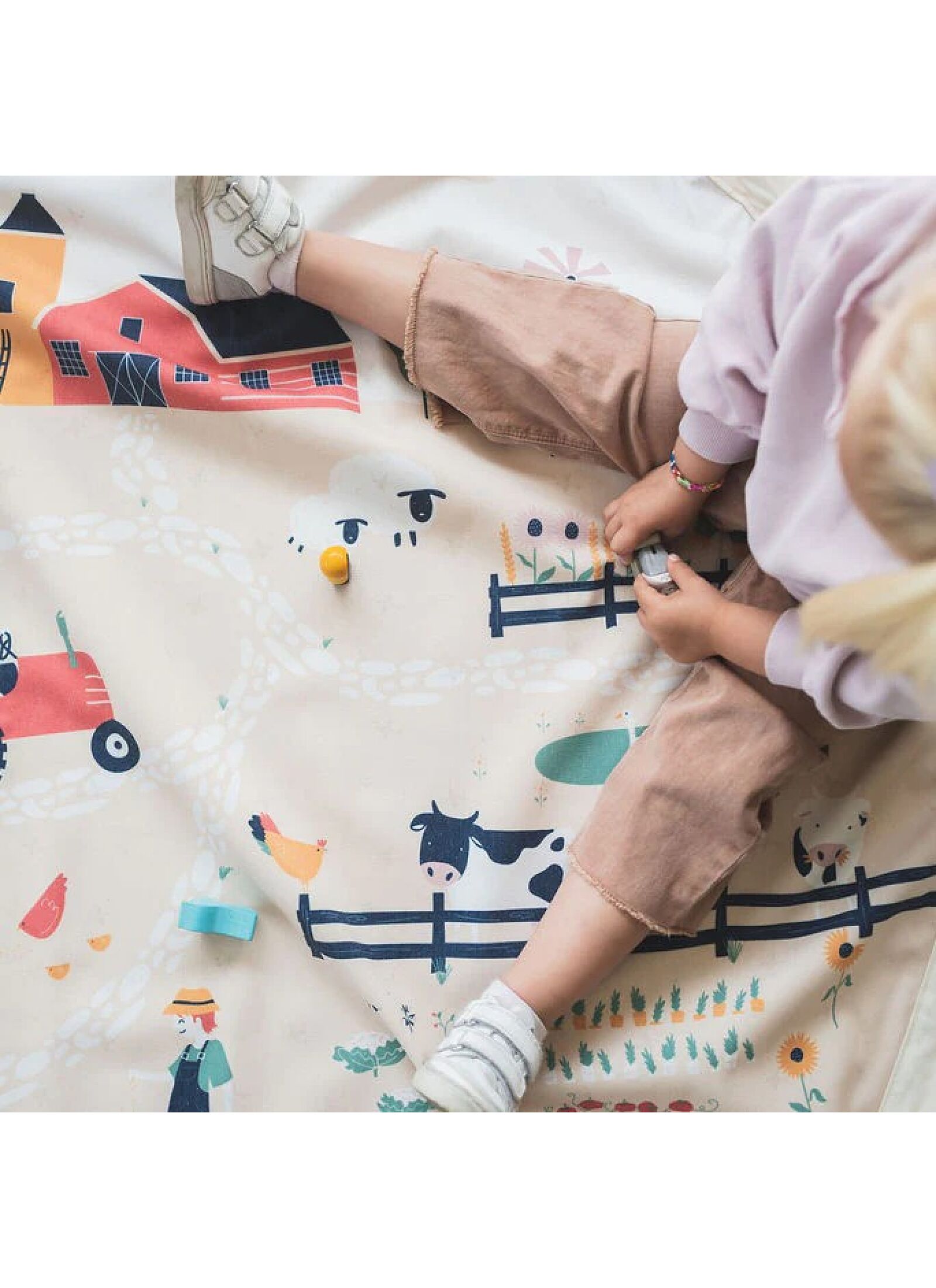 PLAY MAT-STORAGE BAG FARM
