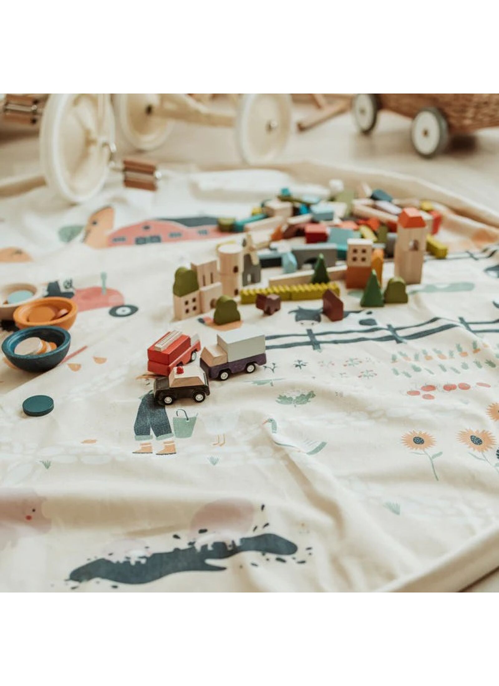 PLAY MAT-STORAGE BAG FARM