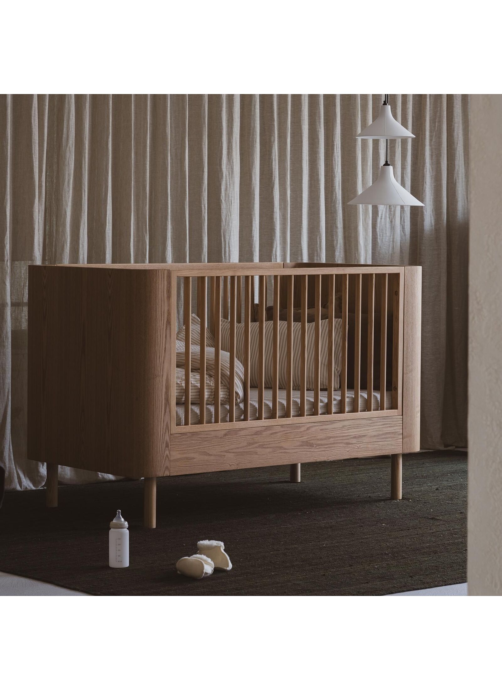 CRIB YUME NATURAL ASH