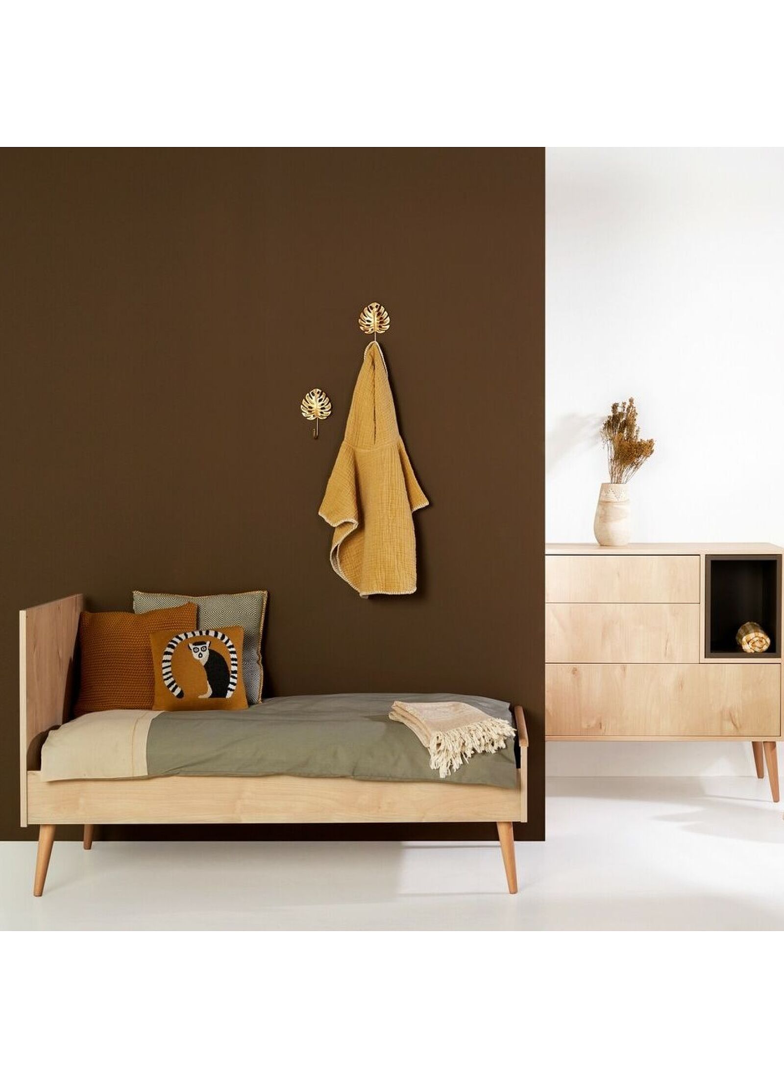 CRIB COCOON NATURAL OAK