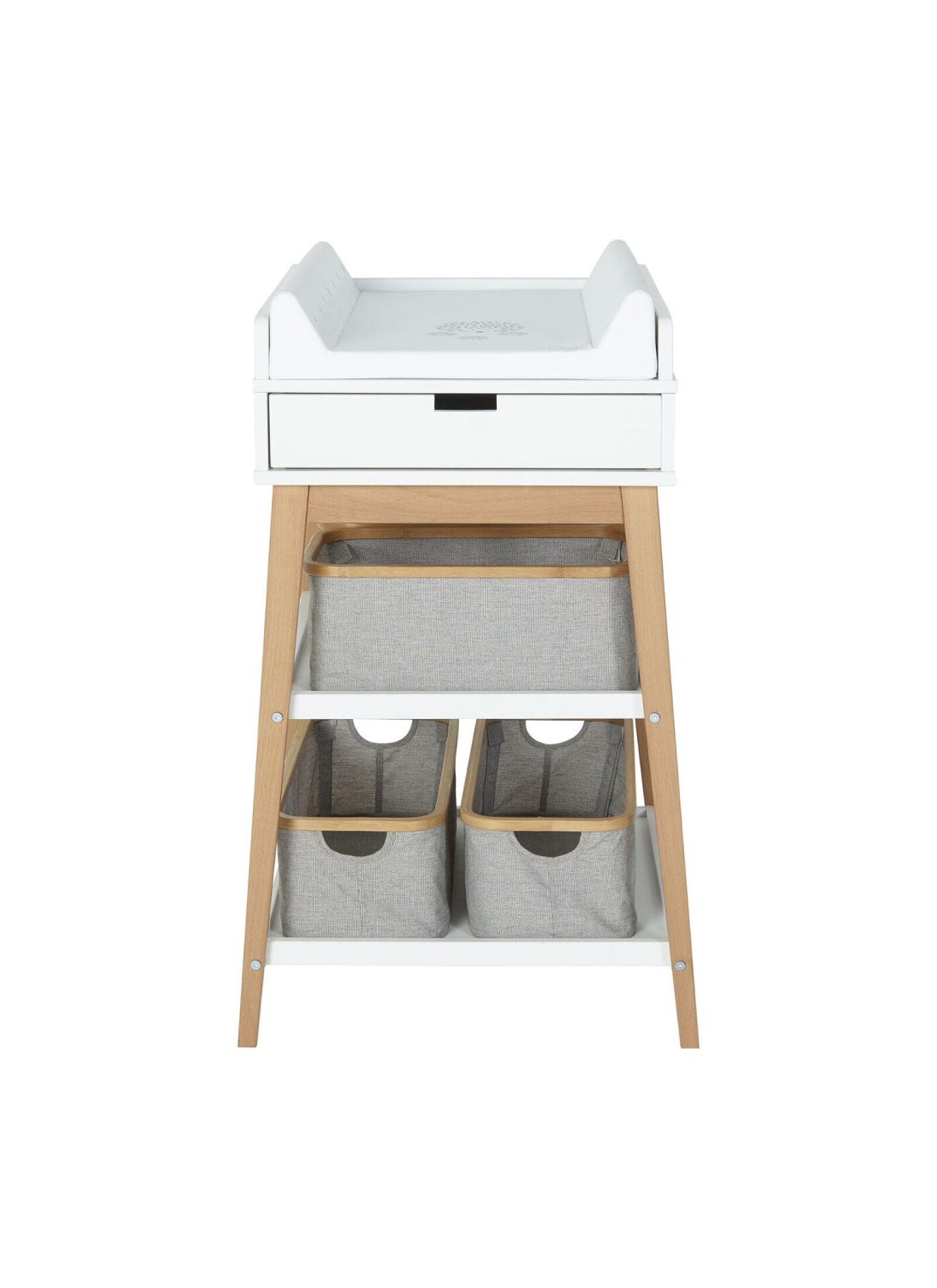 CHANGING TABLE WITH DRAWER HIP WHITE/NATURAL