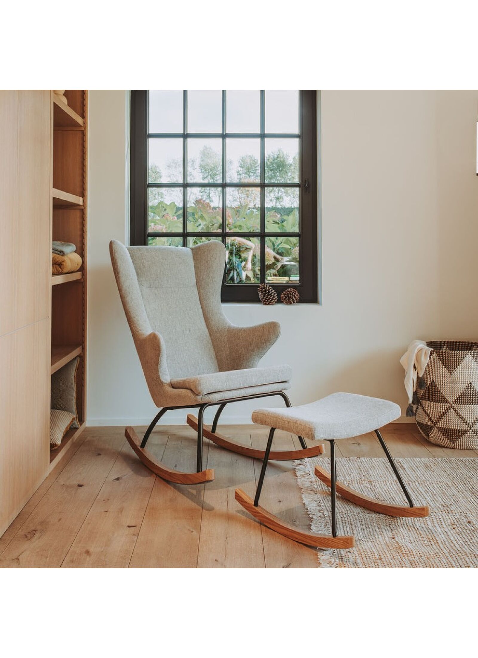 HOCKER FOR ROCKER DE LUXE SAND GREY