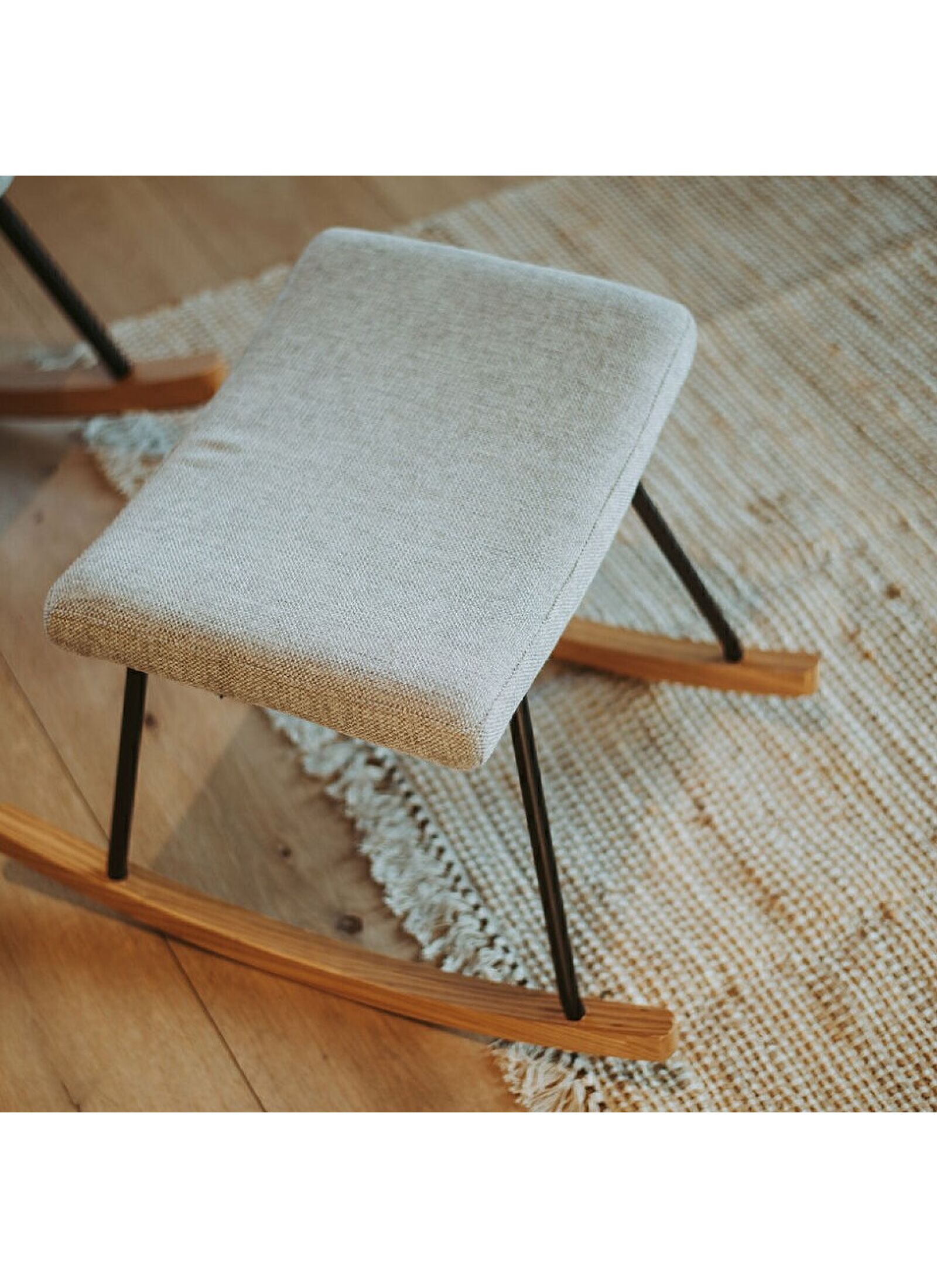 HOCKER FOR ROCKER DE LUXE SAND GREY