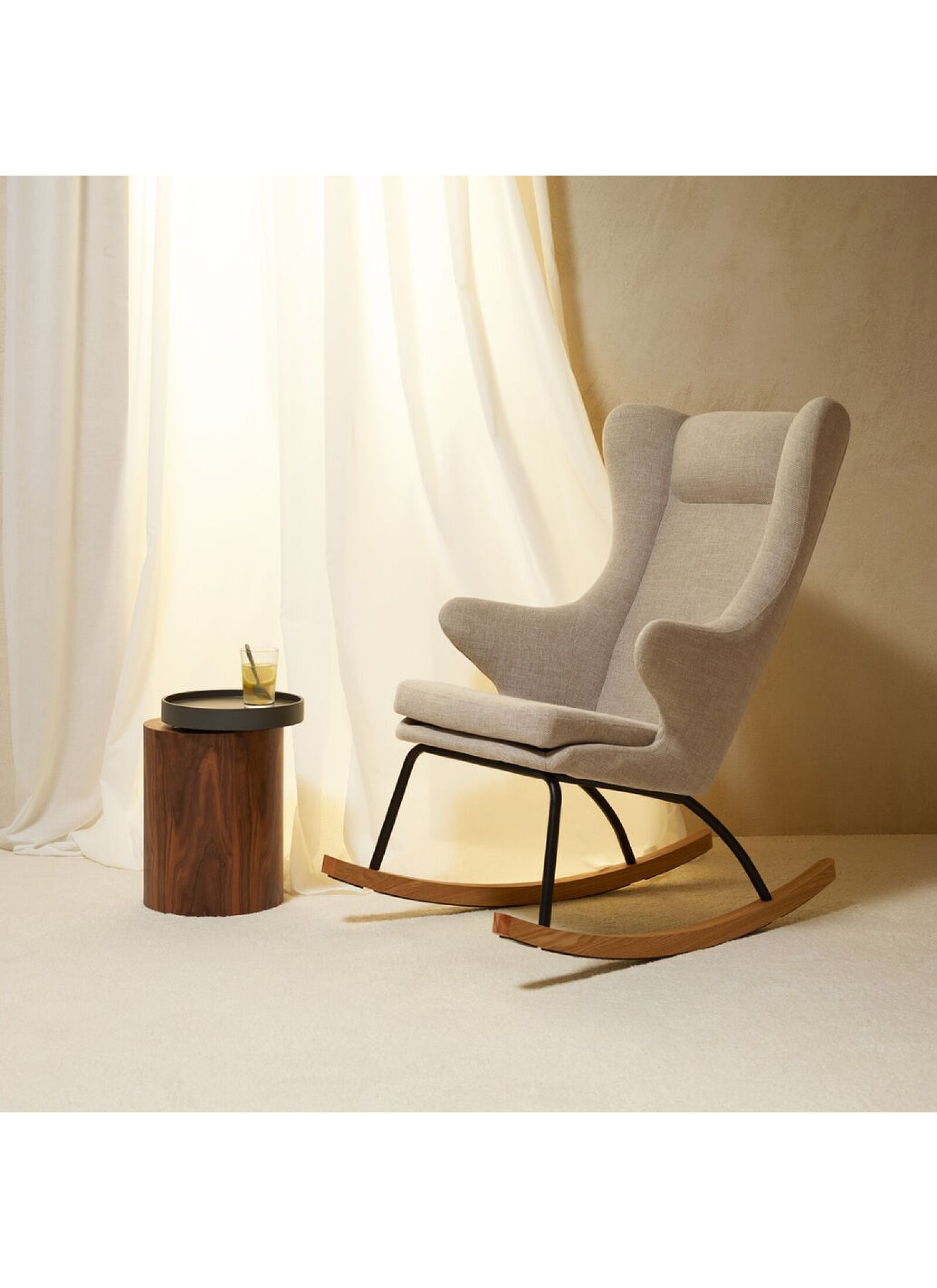 ROCKING ADULT CHAIR DE LUXE CLAY