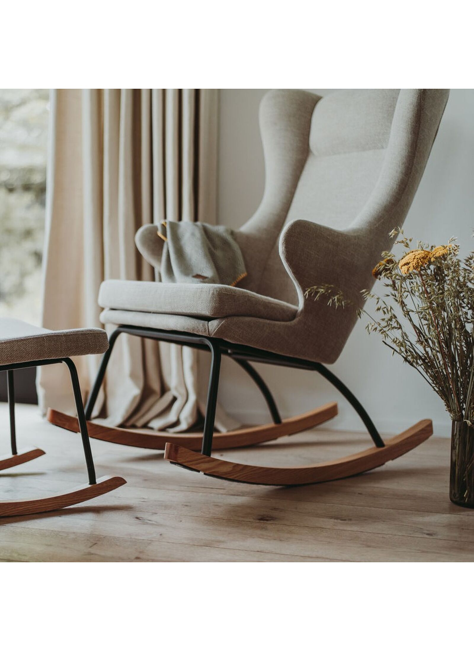 ROCKING ADULT CHAIR DE LUXE CLAY