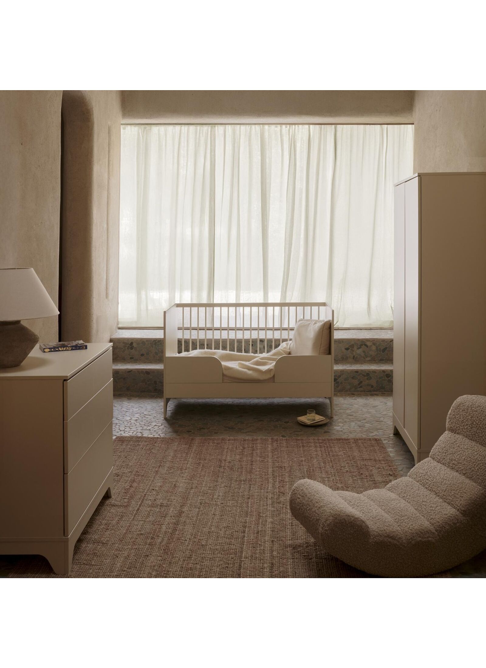 CRIB, DRAWER AND EXTENSION CHANGER UNIT SET TSUGI BUTTER