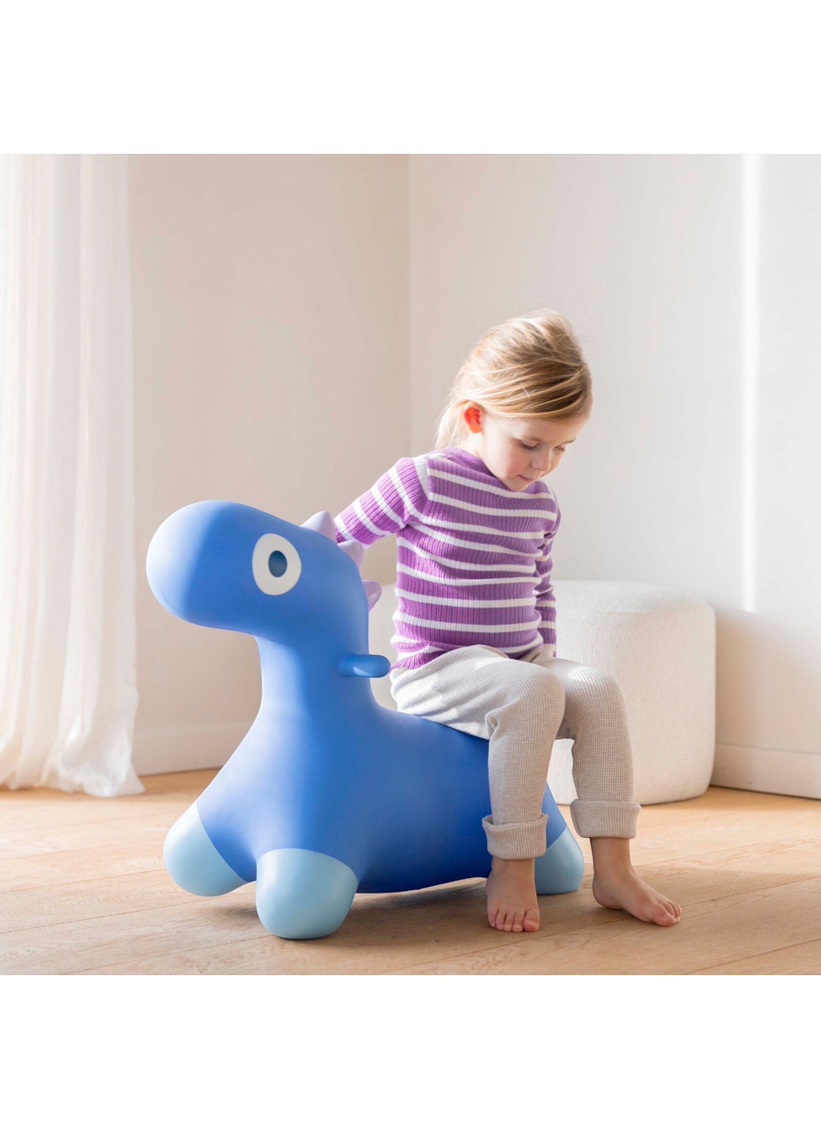 INFLATABLE ANIMAL DINOSAUR BLUE