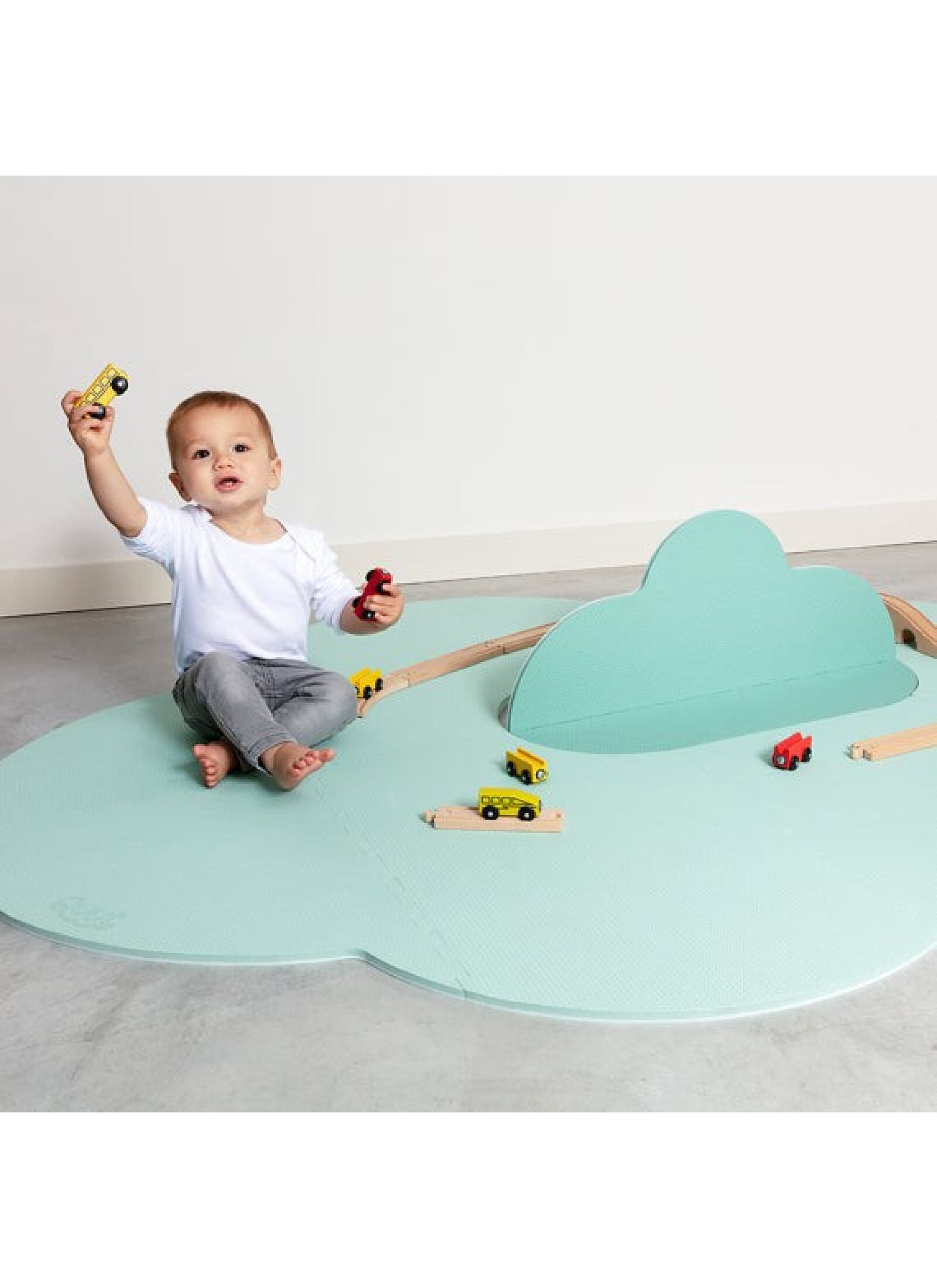 PLAY MAT LARGE CLOUD MINT