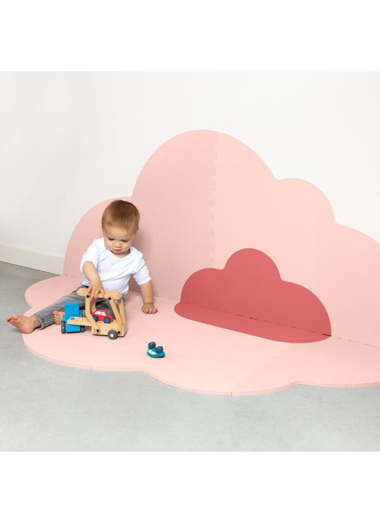 PLAY MAT LARGE CLOUD PINK
