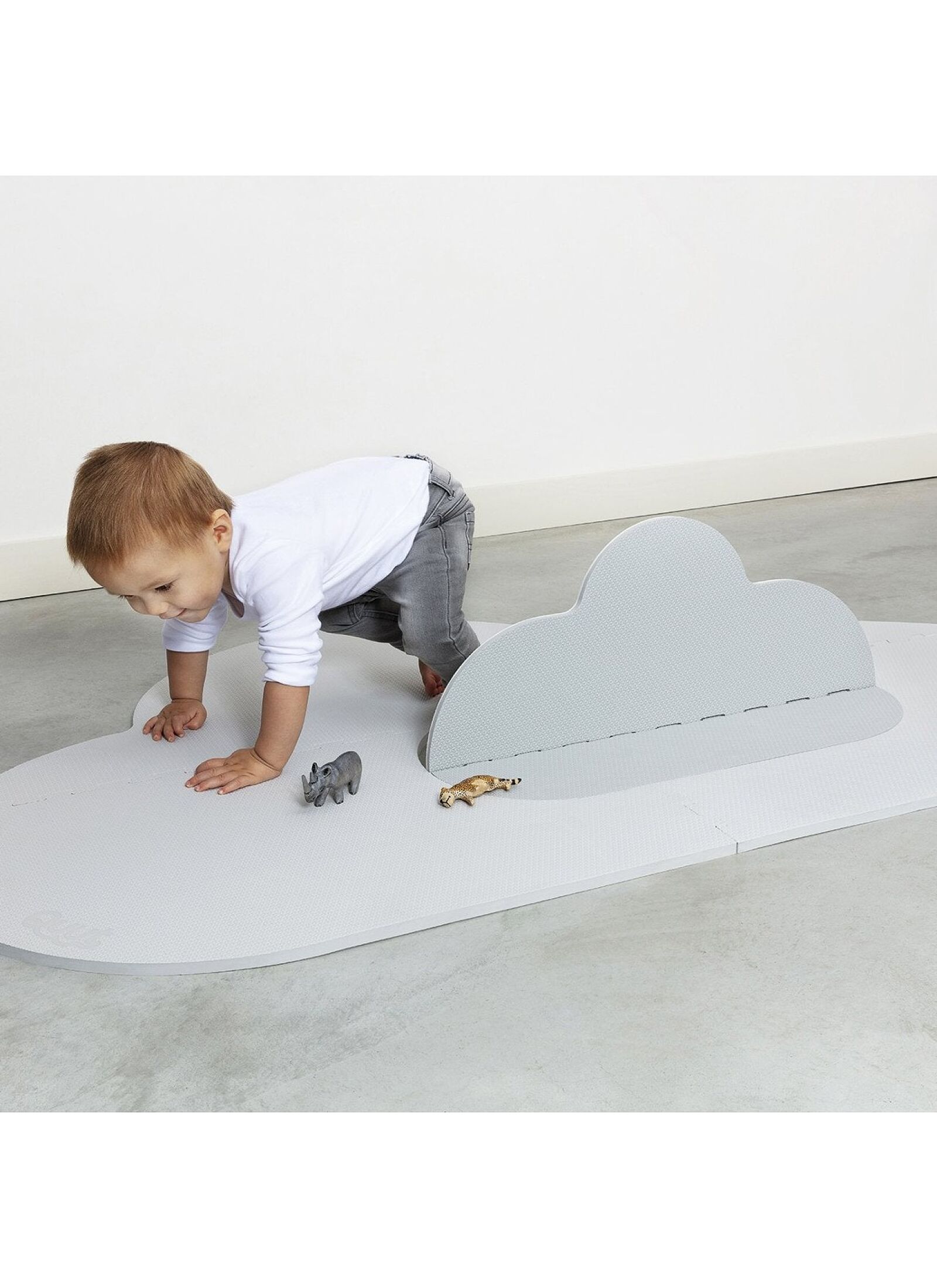 PLAY MAT SMALL CLOUD GREY