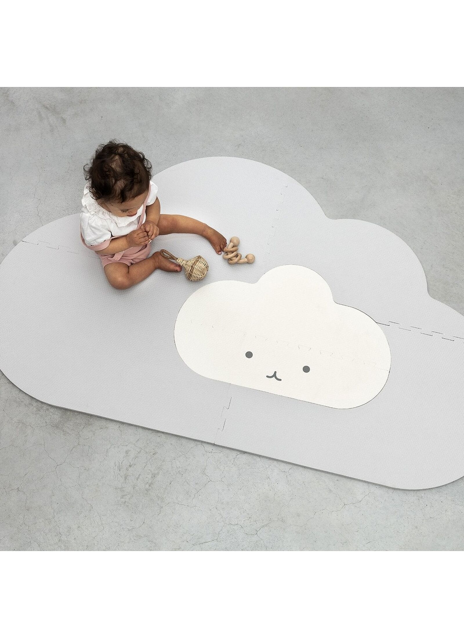 PLAY MAT SMALL CLOUD GREY