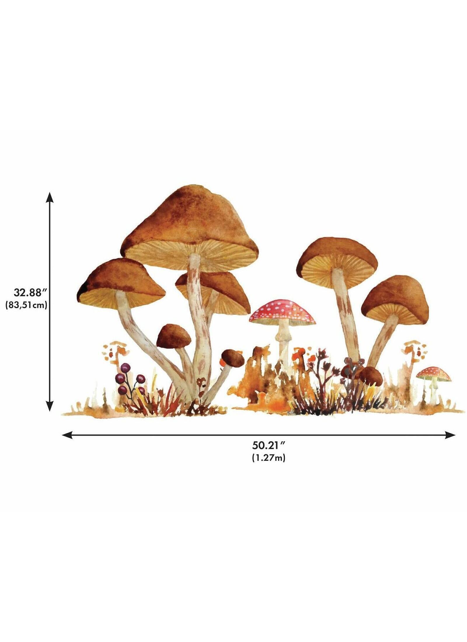 WALL STICKERS GIANT MUSHROOM