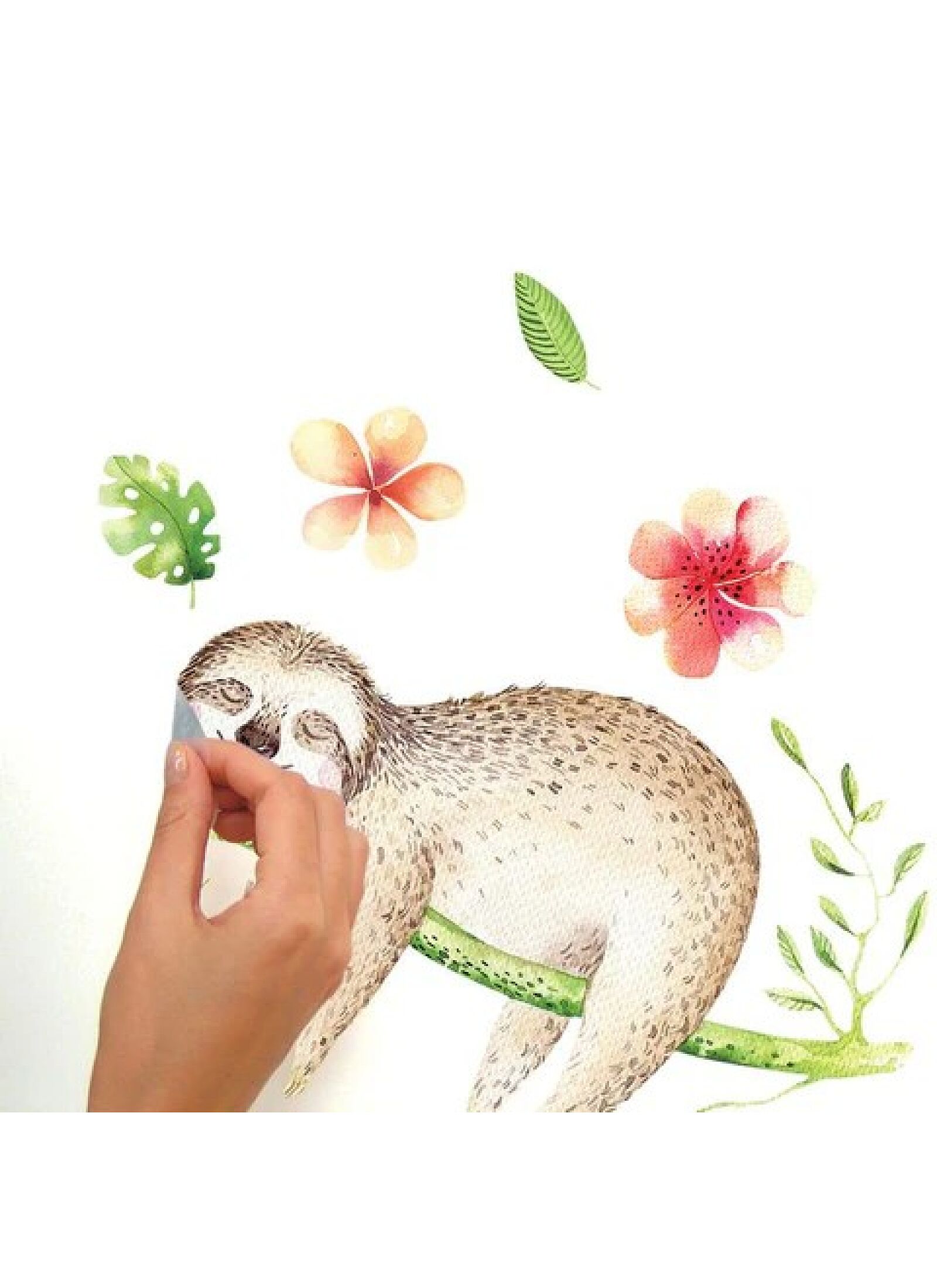 WALL STICKERS LAZY SLOTH