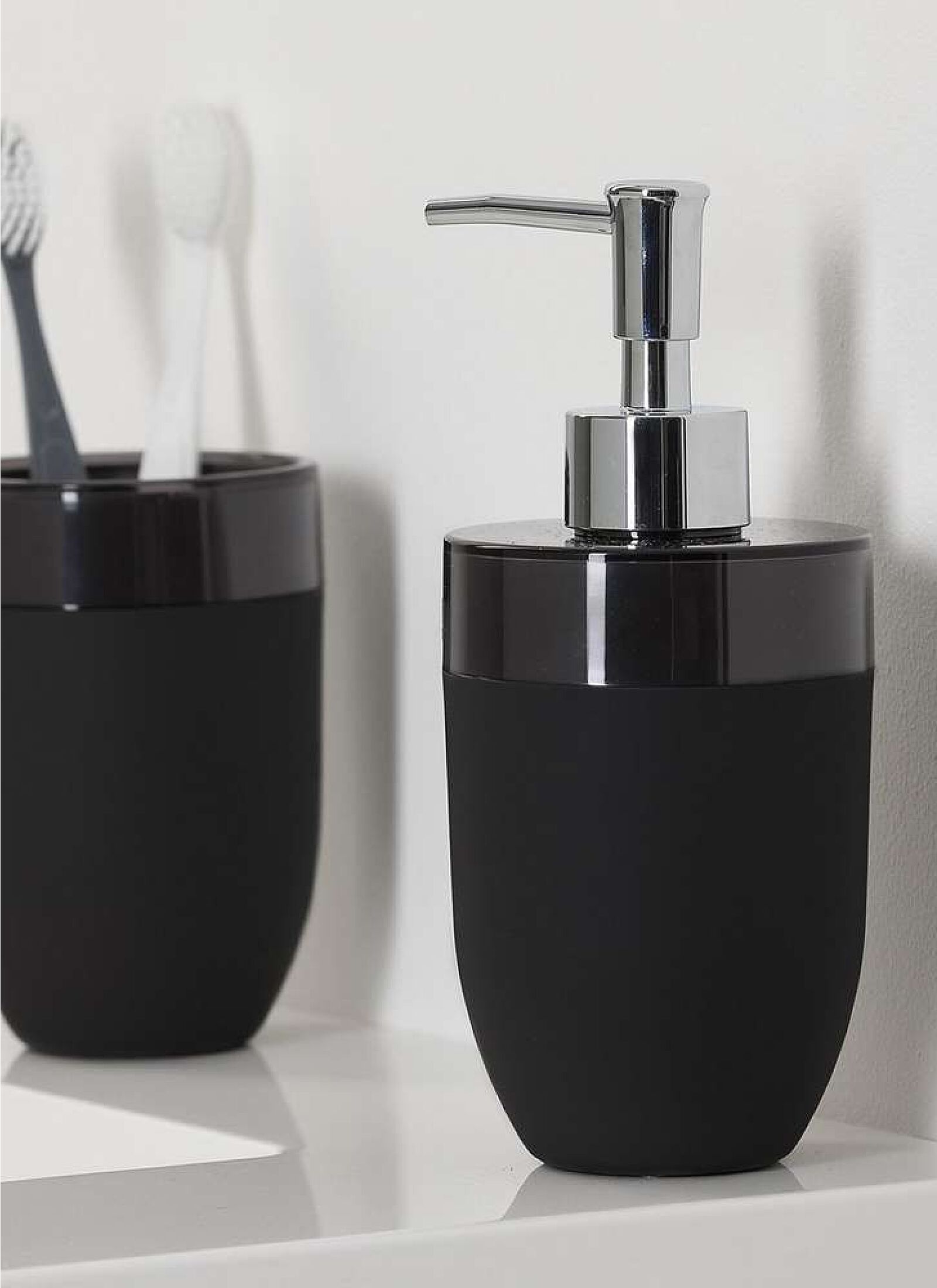 SOAP DISPENSER BLOOM BLACK
