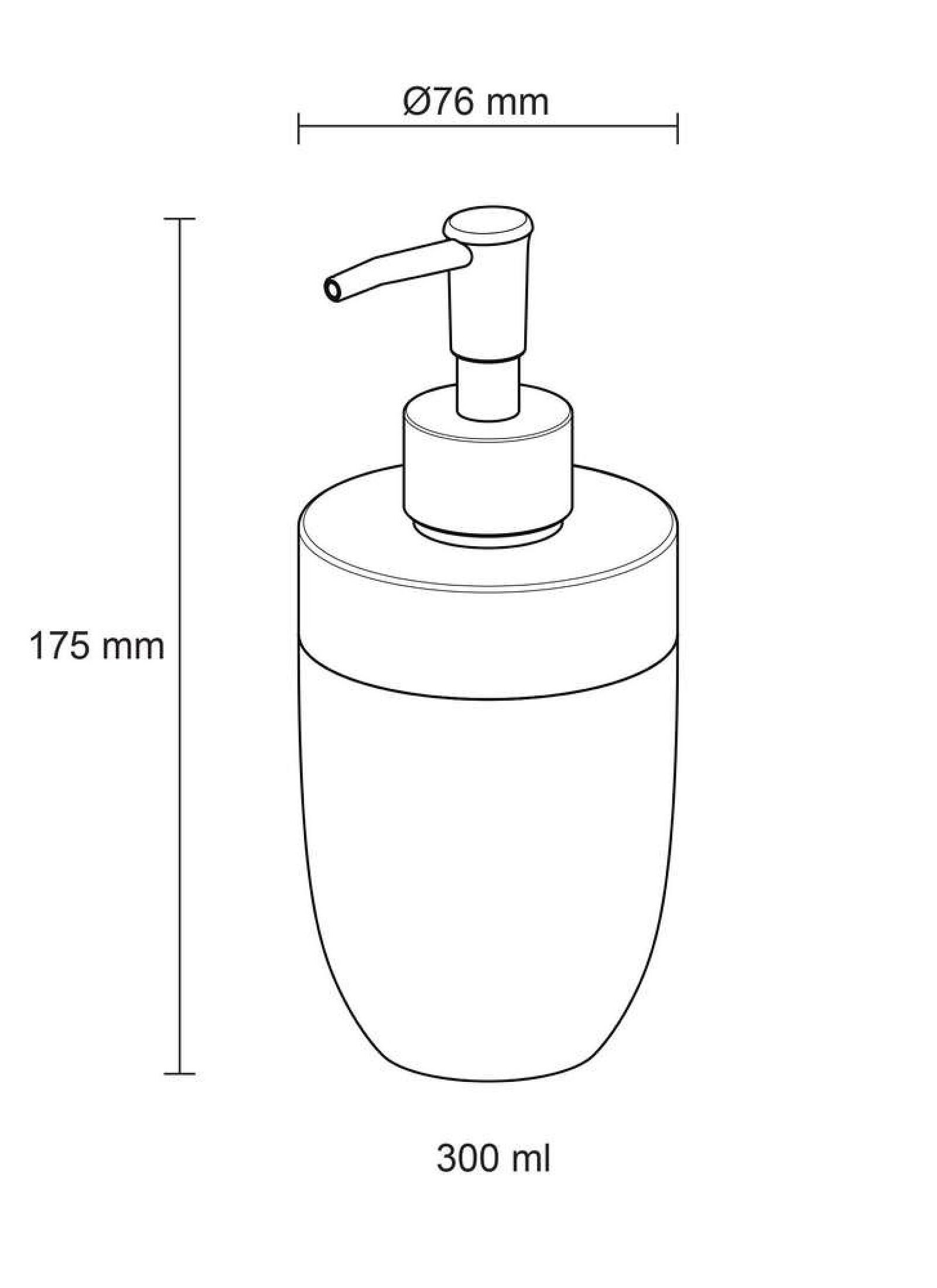 SOAP DISPENSER BLOOM BLACK