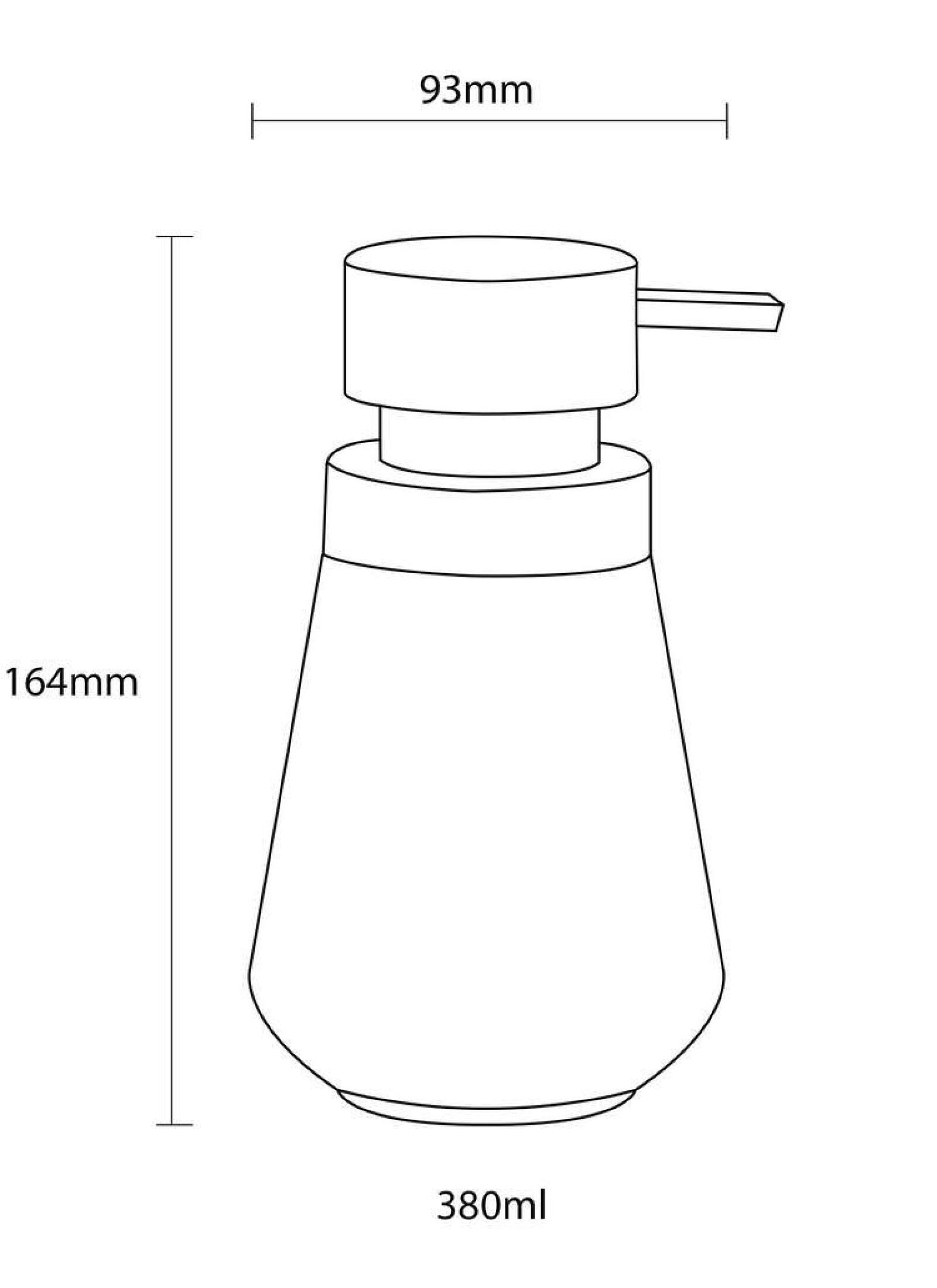 SOAP DISPENSER CONICAL GREEN