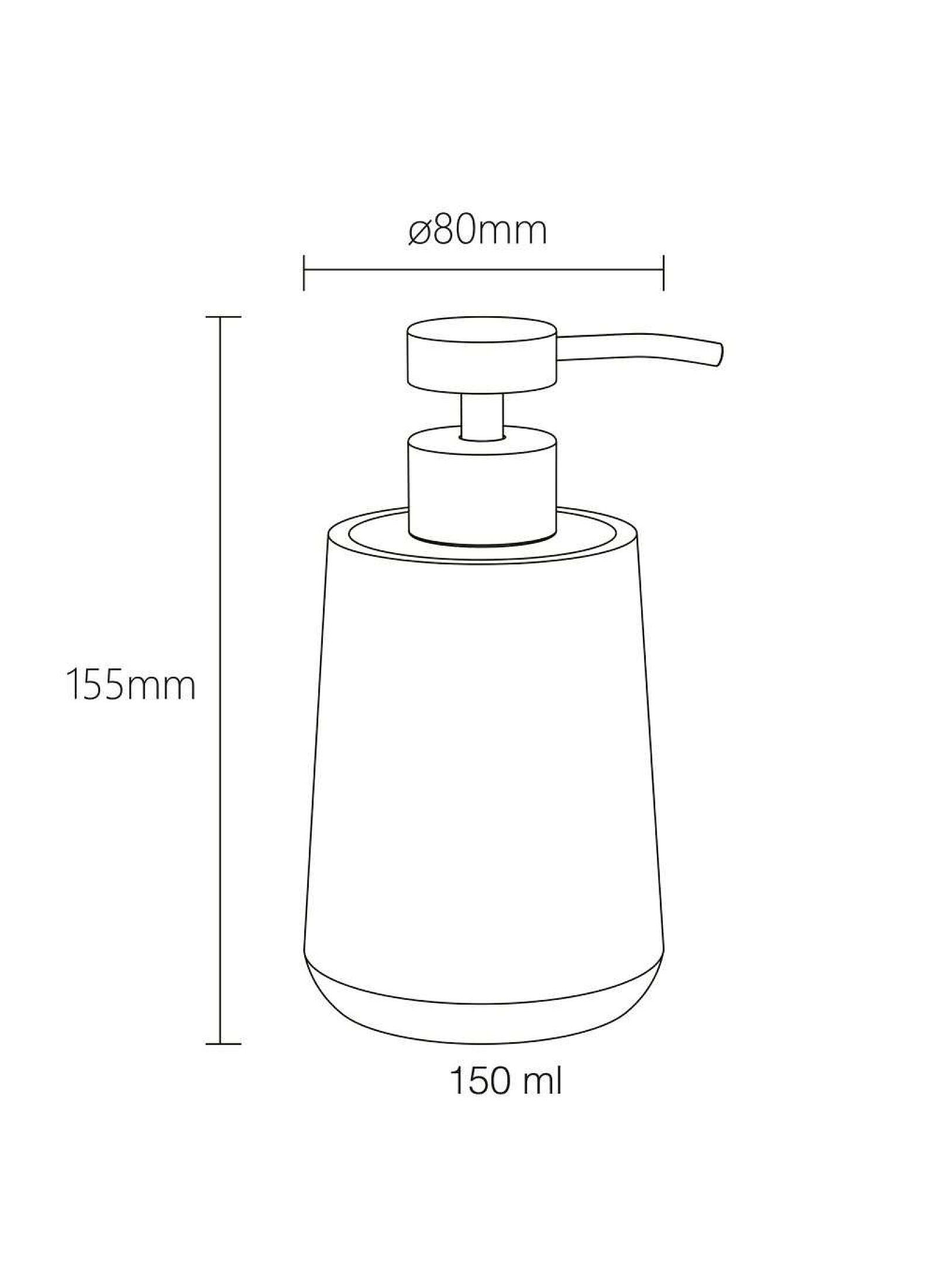 SOAP DISPENSER EARTH OAK
