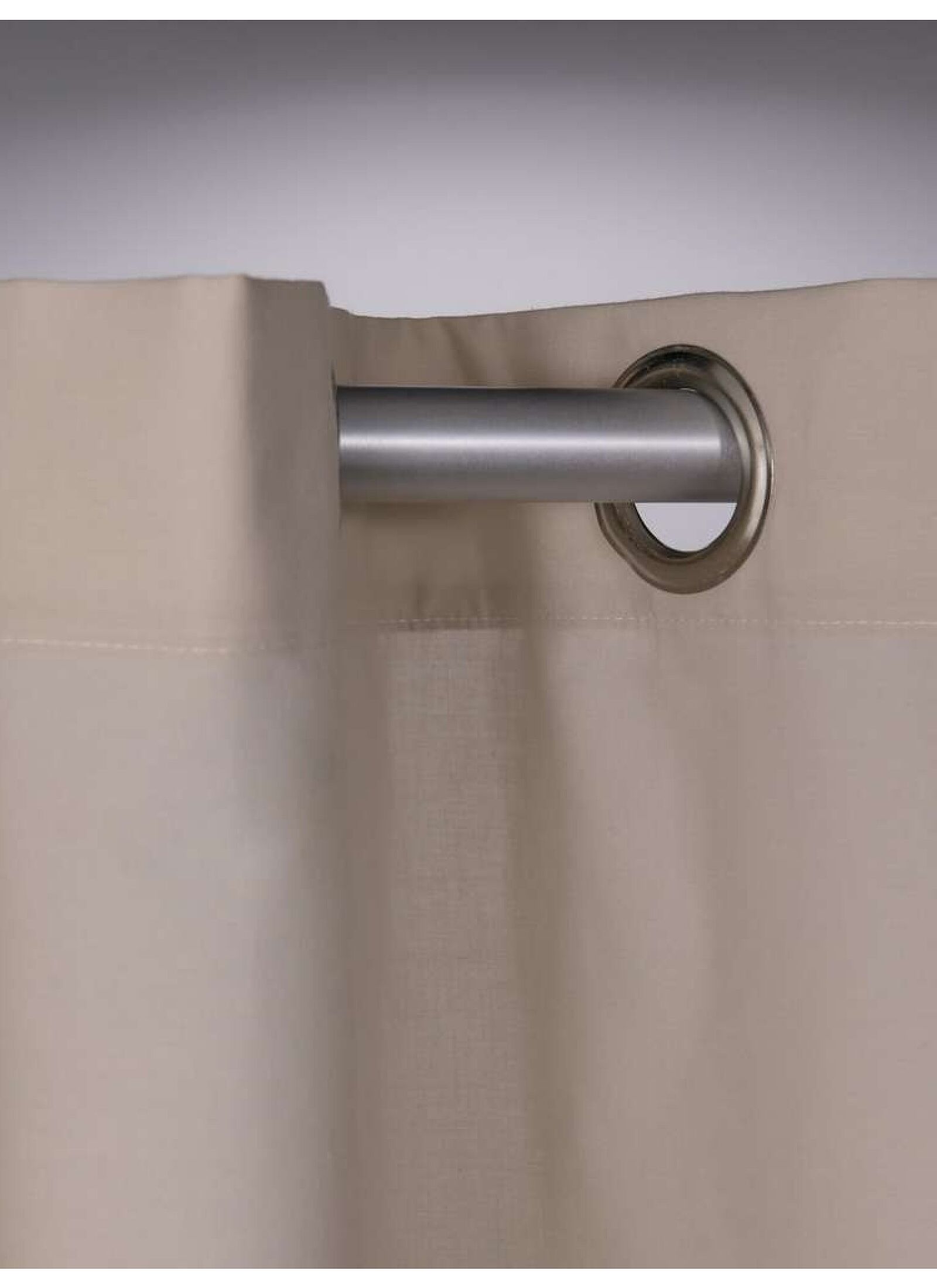 SHOWER CURTAIN COLORIS BEIGE