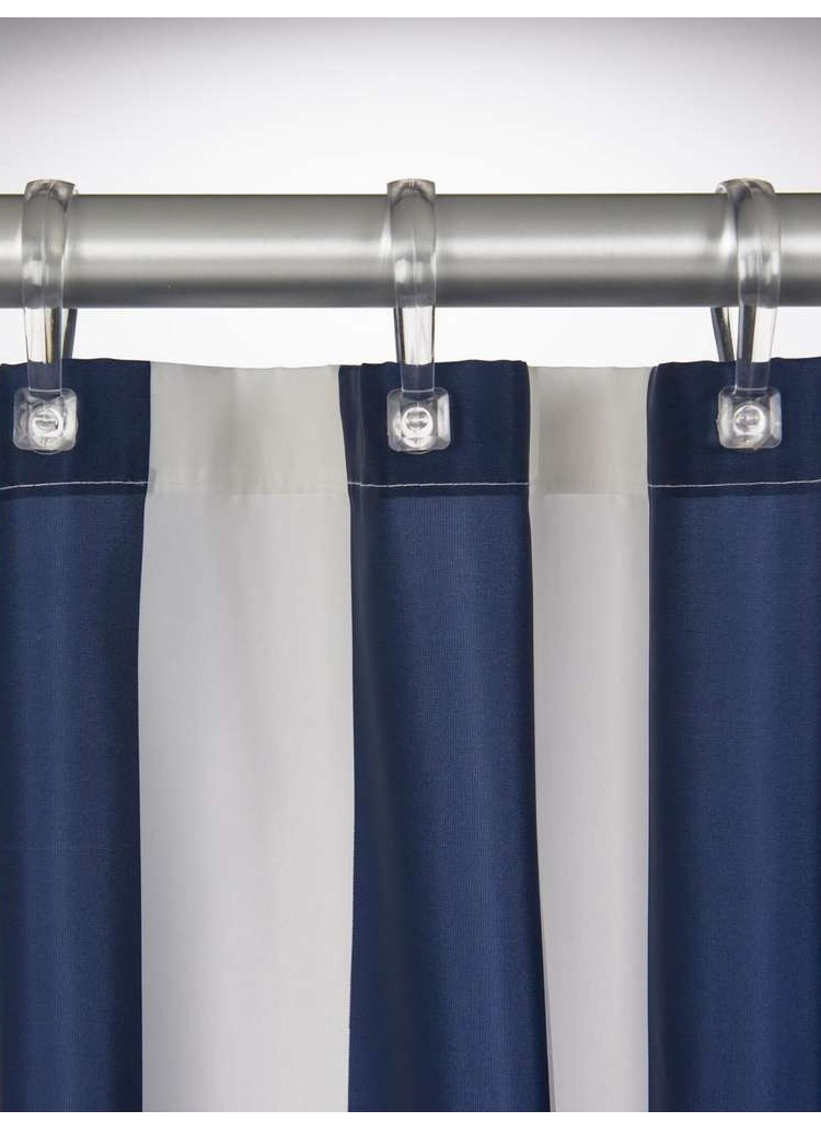 SHOWER CURTAIN LINJE BLUE